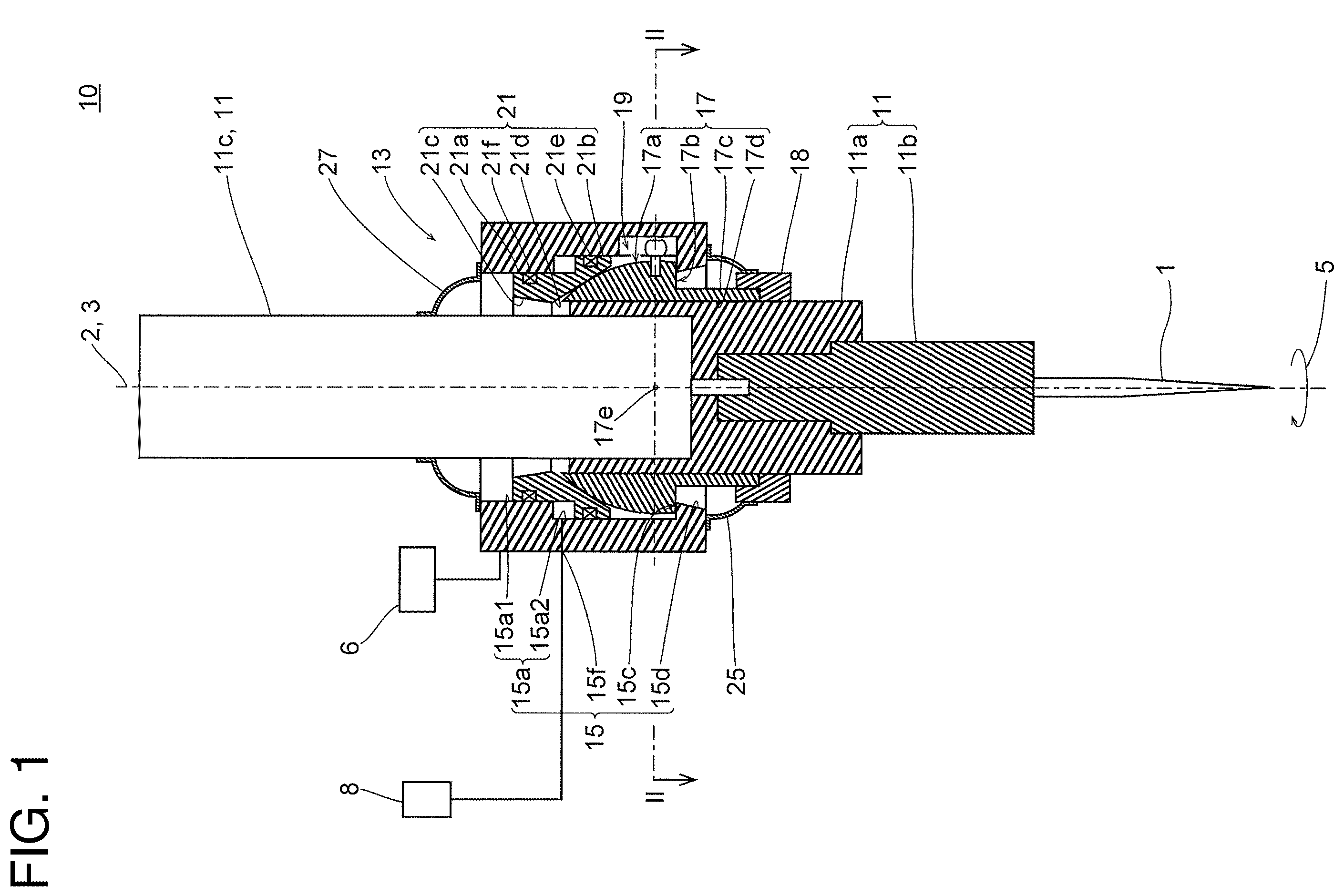 Patent US12496642 Figure 1 – Tool bracket, deburring tool with tool bracket, and deburring method