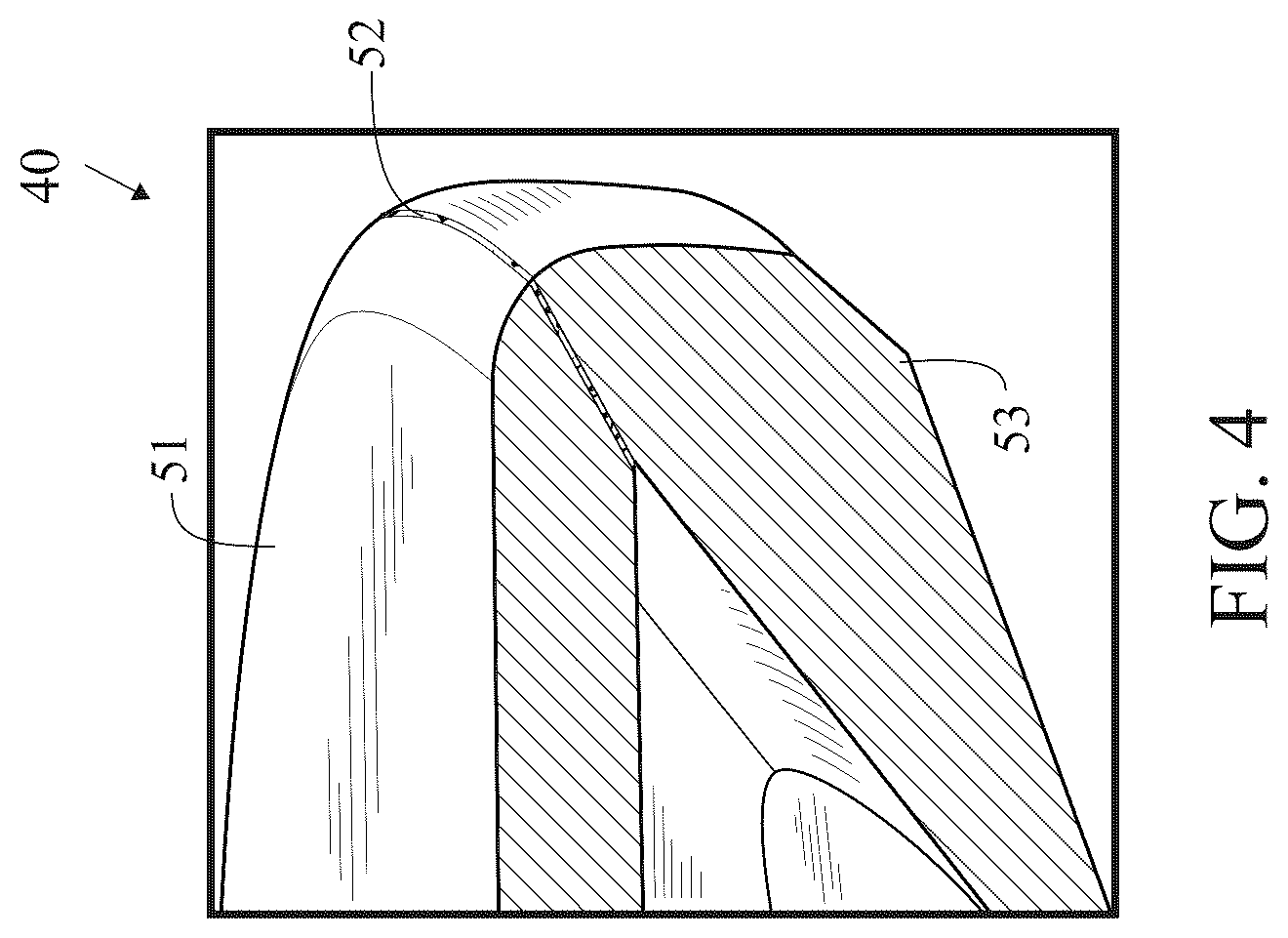 Patent US12496646 Figure 4 – Golf club head with miter joint for brazing