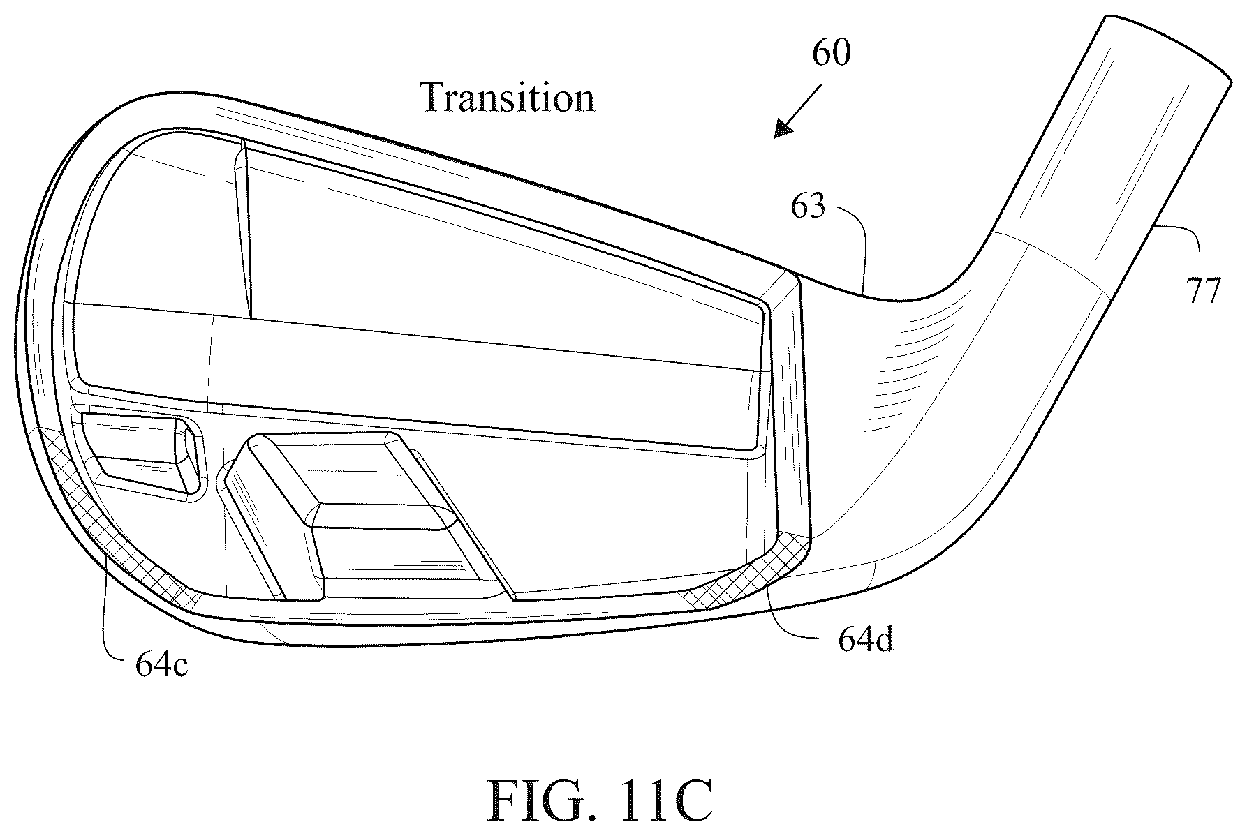 Patent US12496646 Figure 11 – Golf club head with miter joint for brazing
