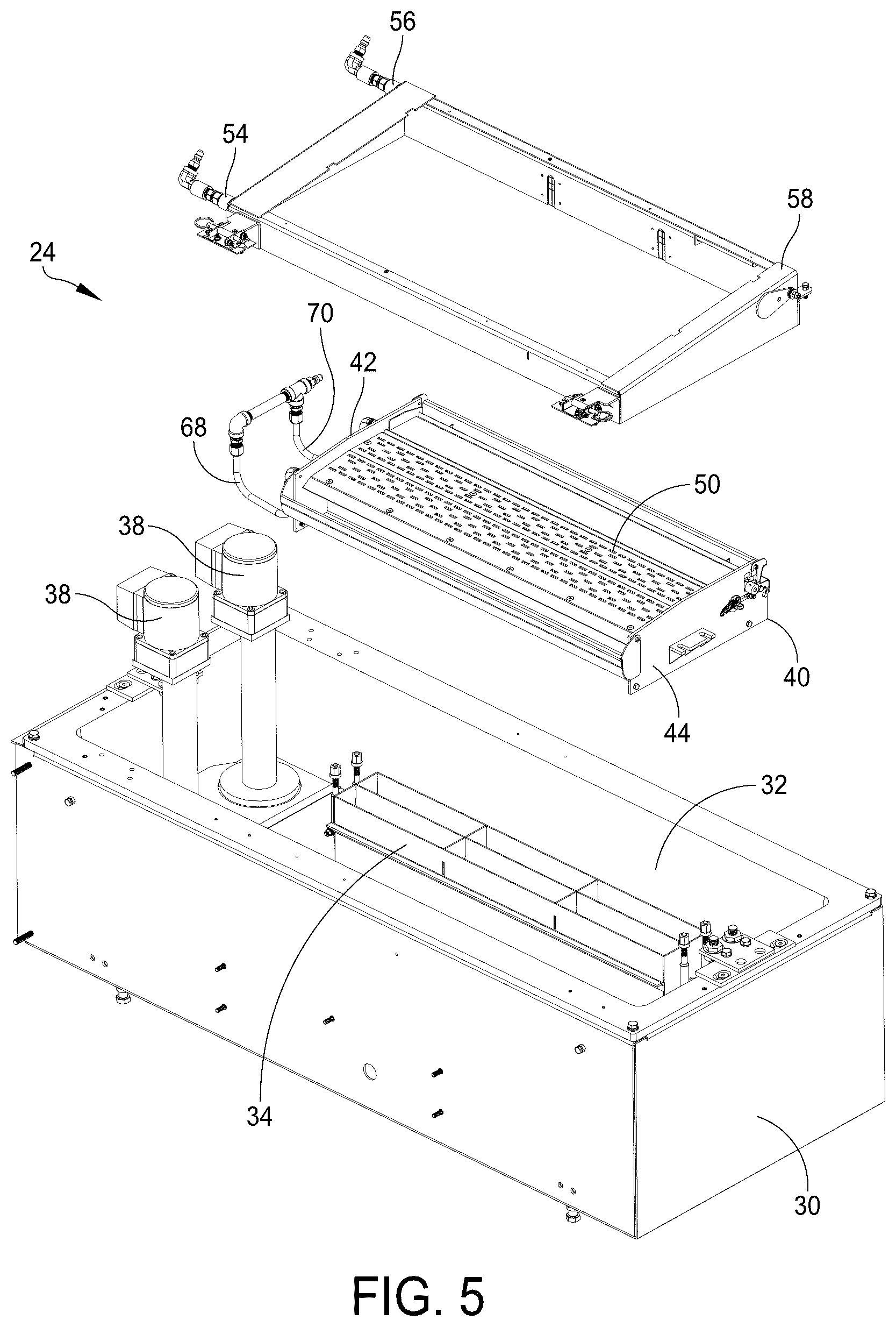 Patent US12496647 Figure 5 – Optimization of nitrogen diffusers for dross reduction in a wavesolder machine