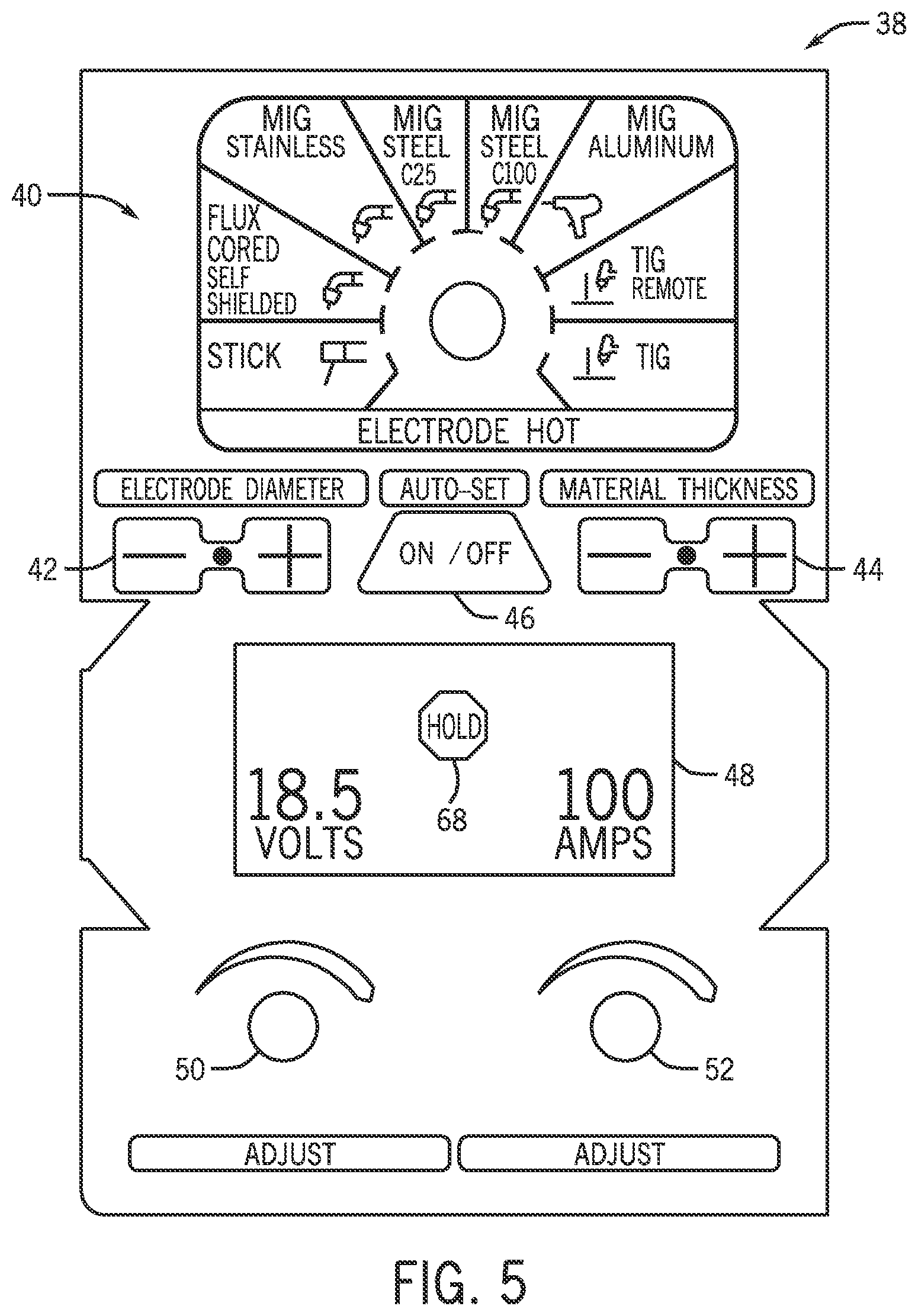 Patent US12496650 Figure 5 – Method for setting welding parameters