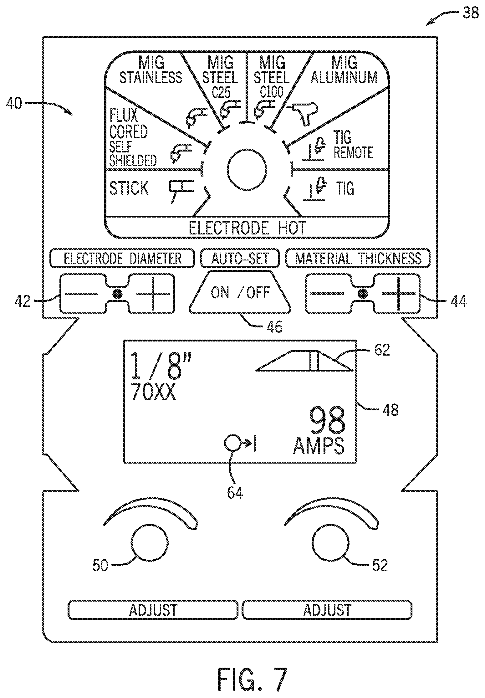 Patent US12496650 Figure 7 – Method for setting welding parameters