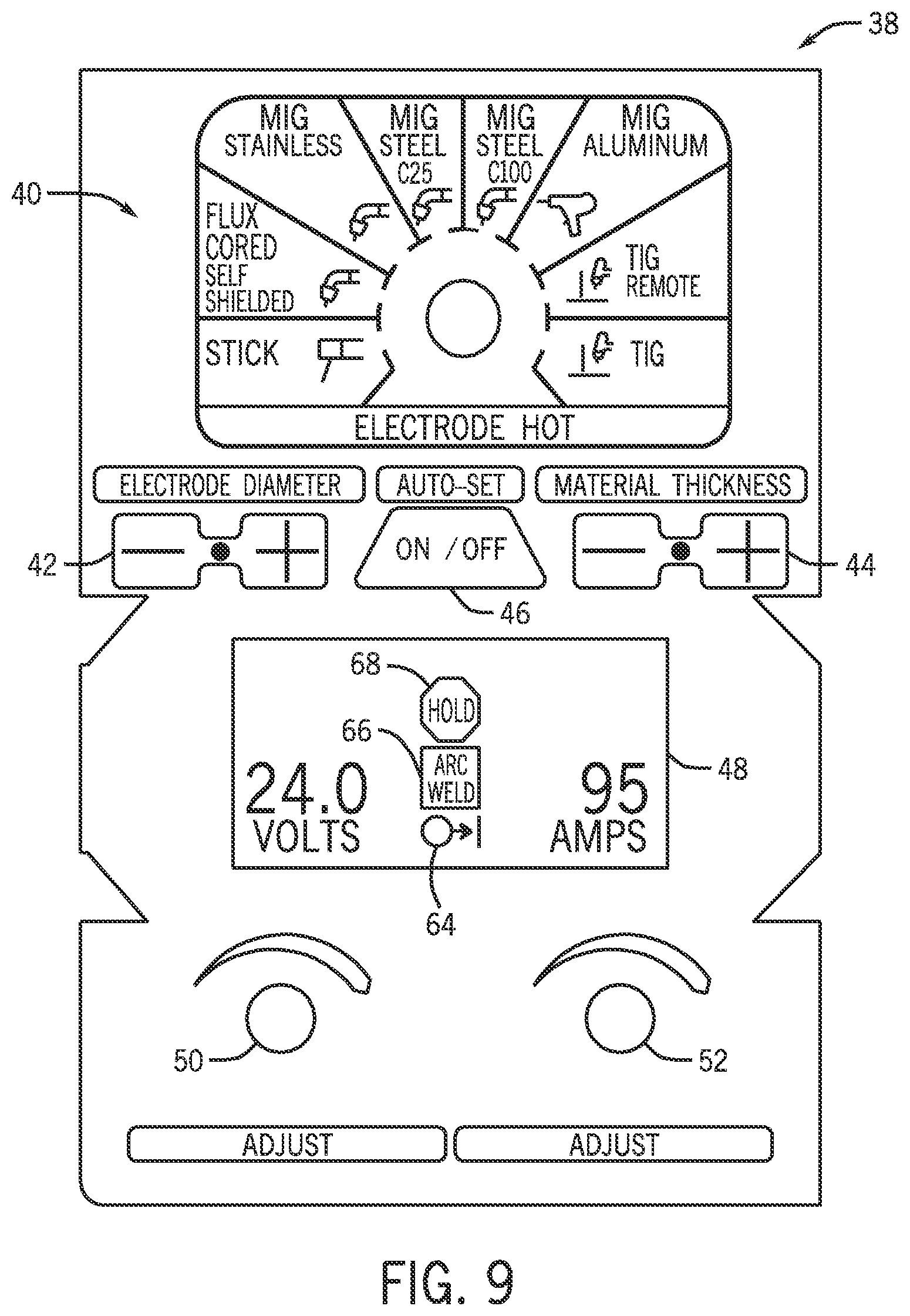 Patent US12496650 Figure 9 – Method for setting welding parameters