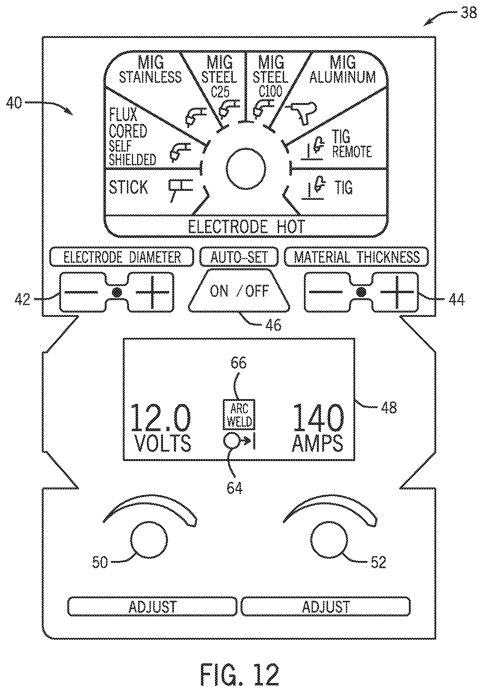 Patent US12496650 Figure 12 – Method for setting welding parameters