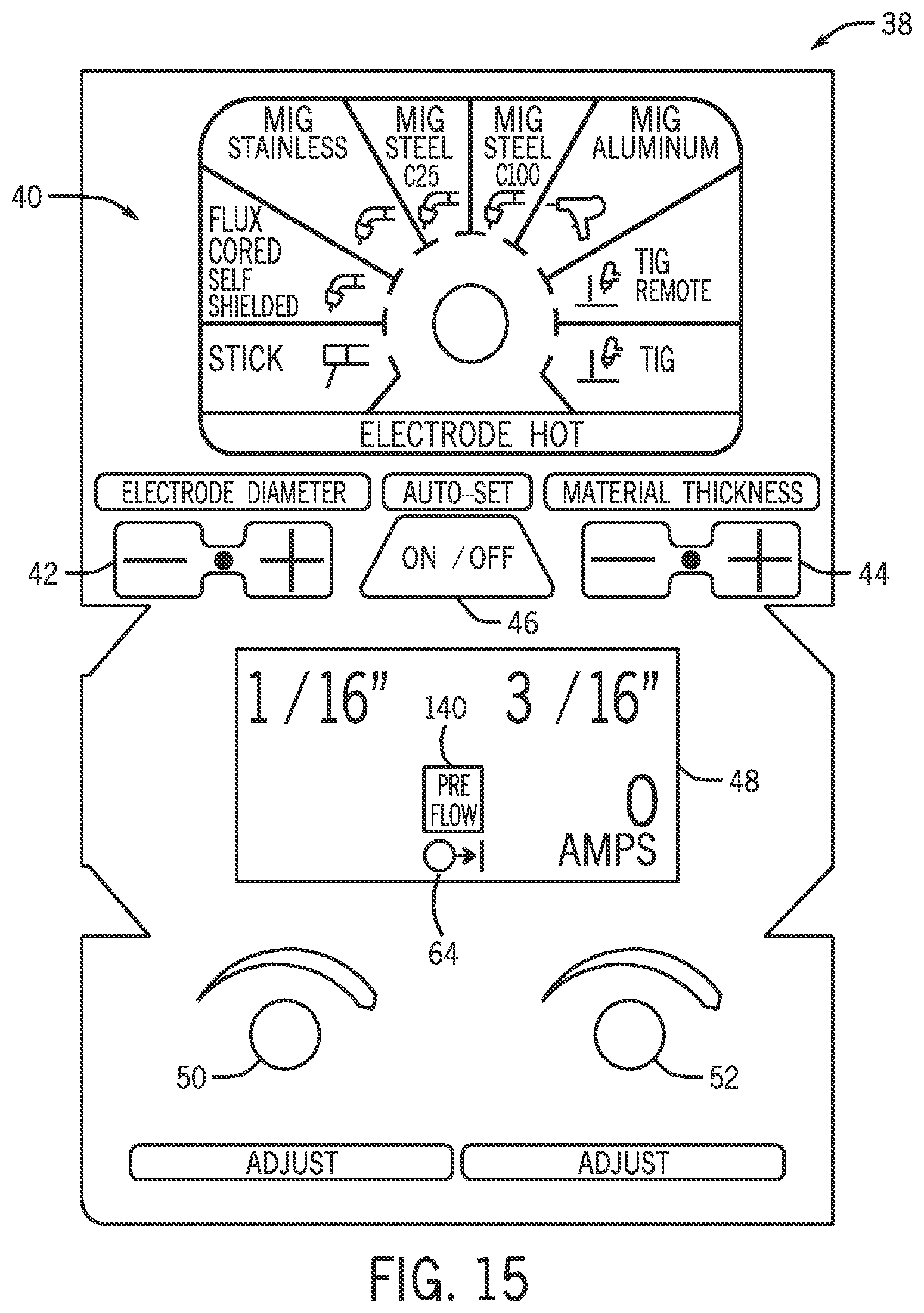 Patent US12496650 Figure 15 – Method for setting welding parameters