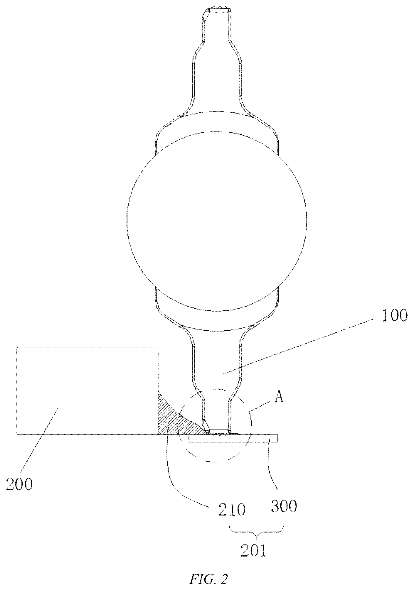 Patent US12496654 Figure 2 – Ultrasonic welding head and welding device