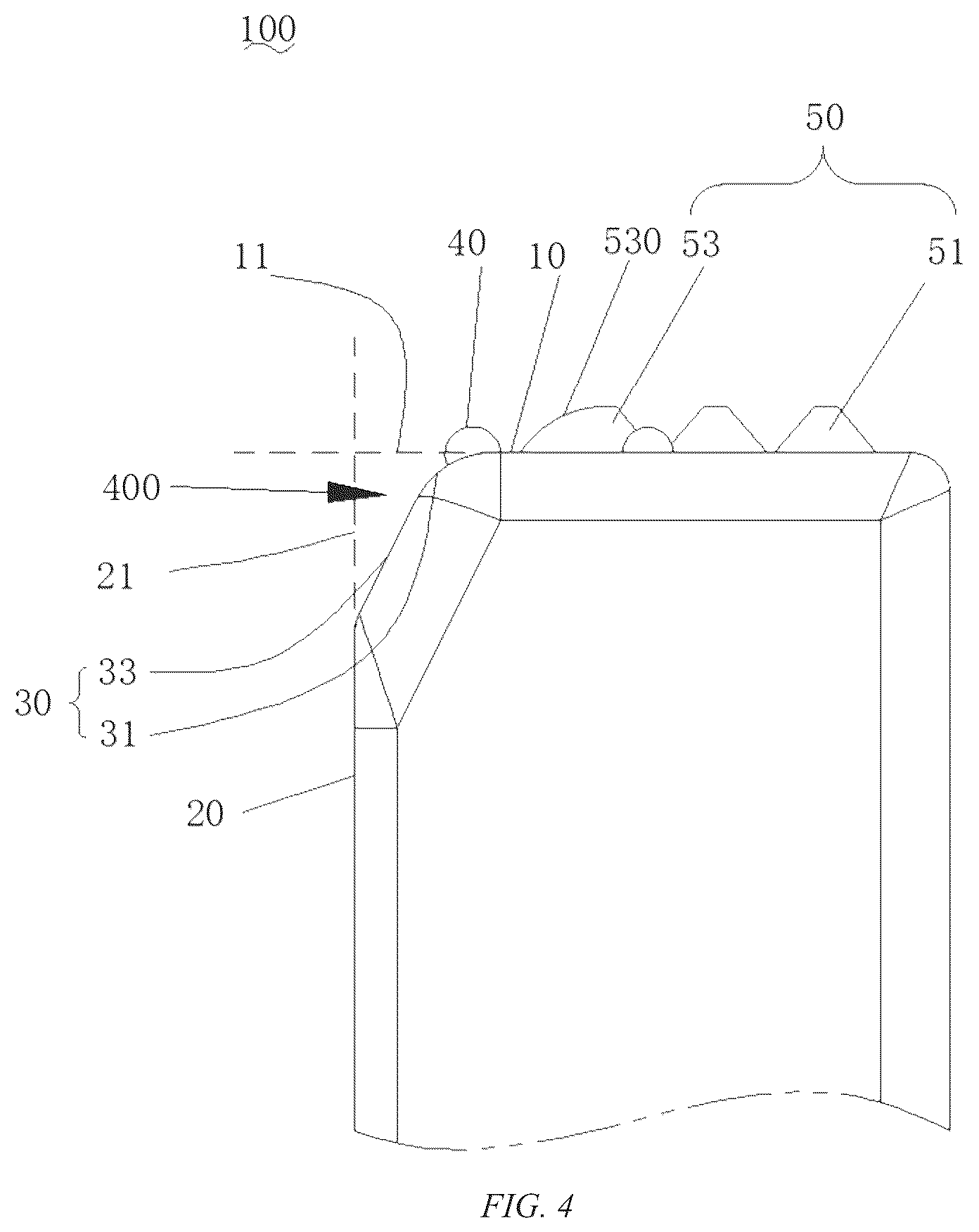 Patent US12496654 Figure 4 – Ultrasonic welding head and welding device