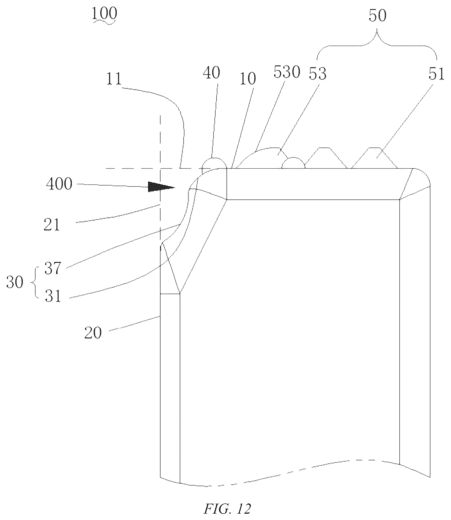Patent US12496654 Figure 12 – Ultrasonic welding head and welding device