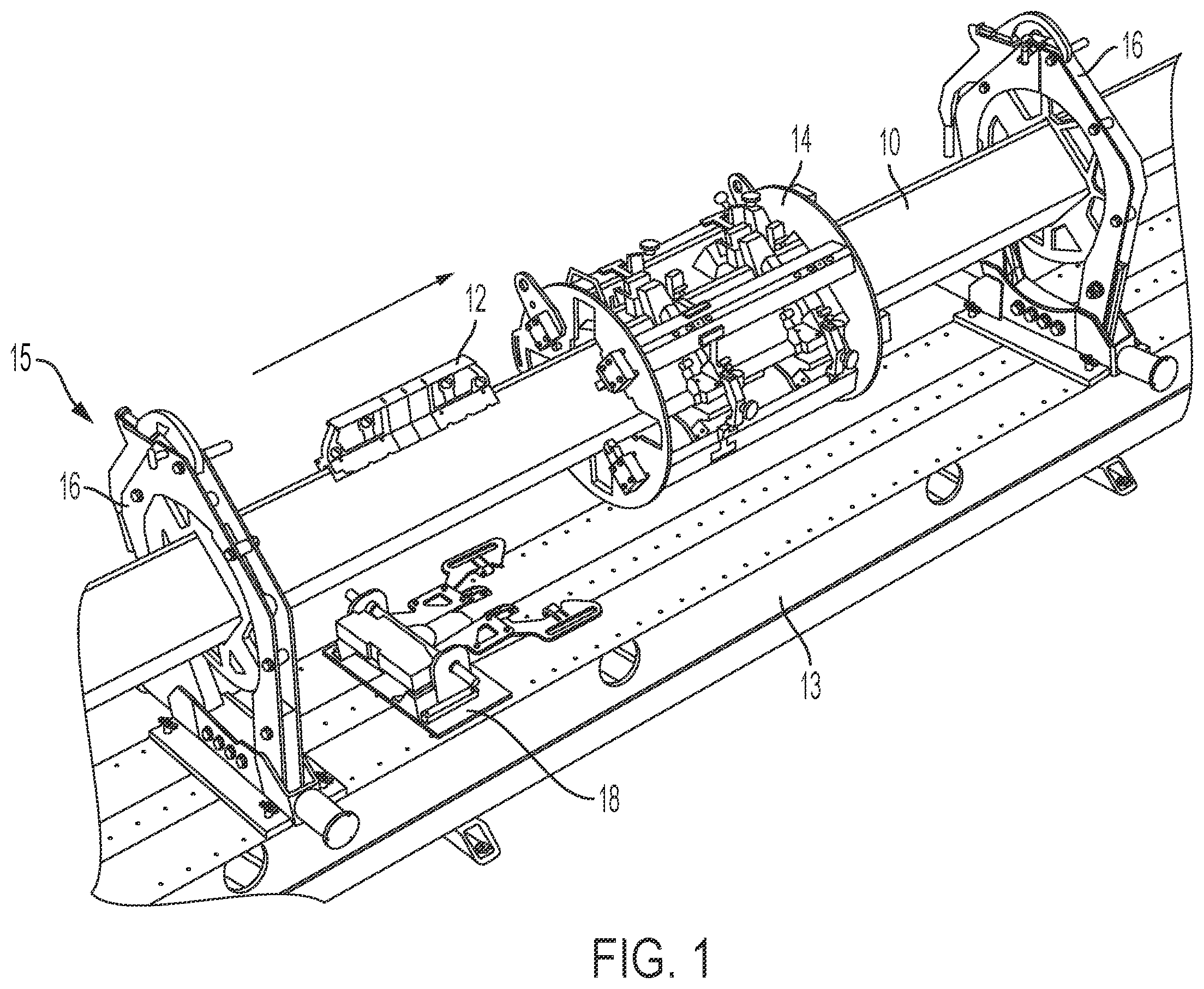 Patent US12496664 Figure 1 – Method and apparatus for precision manufacturing of moment connection assemblies