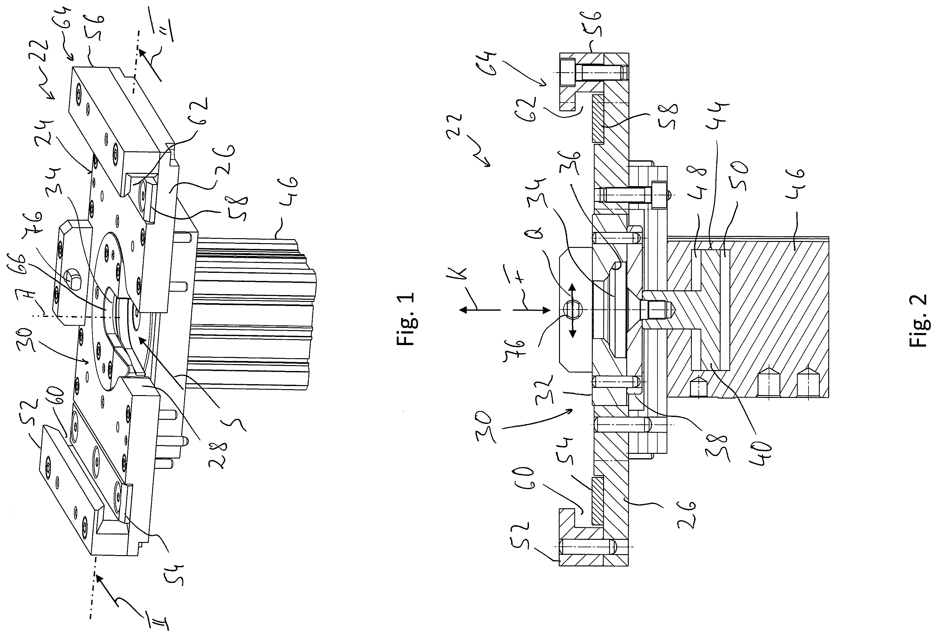 Patent US12496669 Figure 1 – Interchangeable carrier system