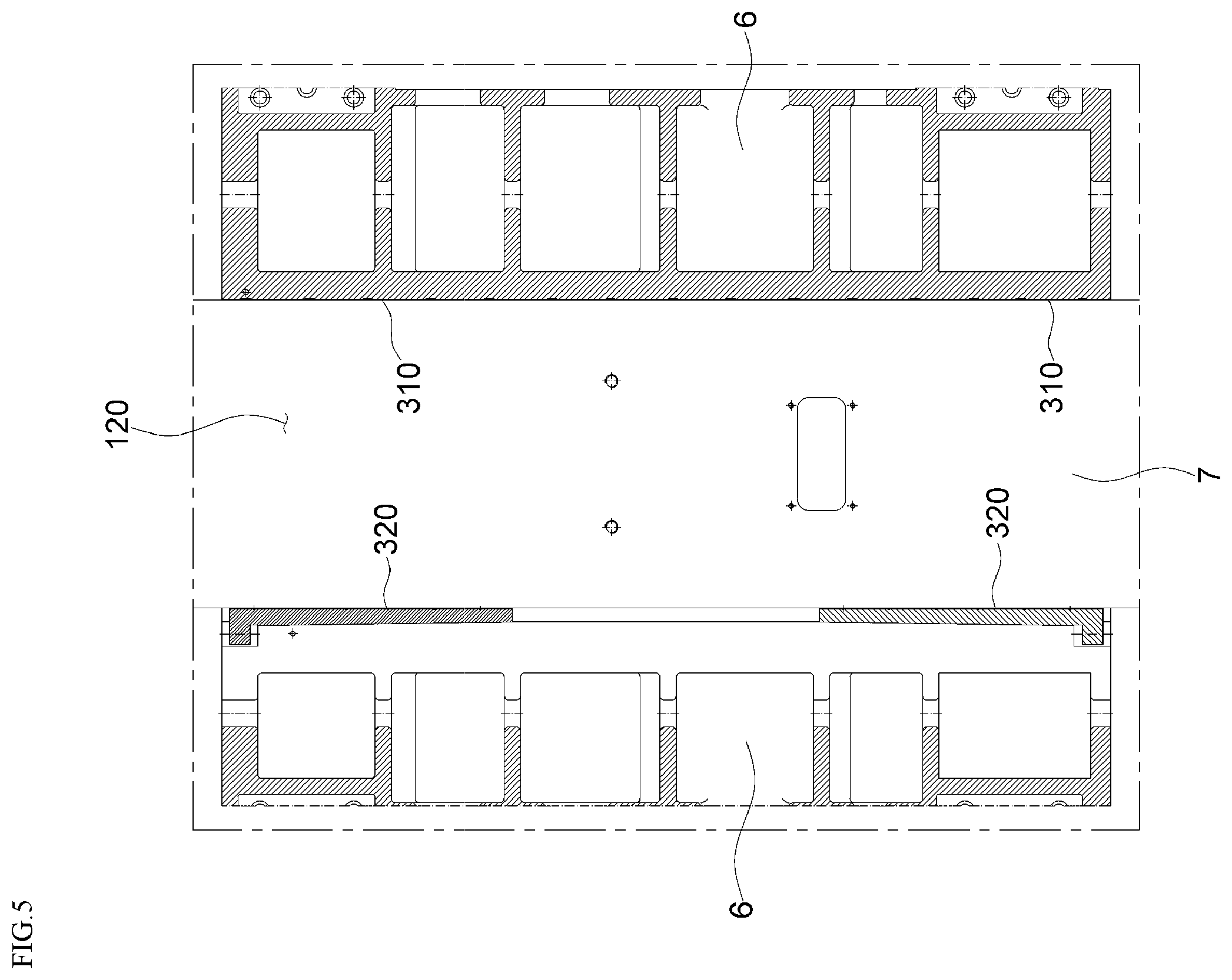 Patent US12496670 Figure 5 – Apparatus for cooling and load-compensating ram spindle and machine tool including same