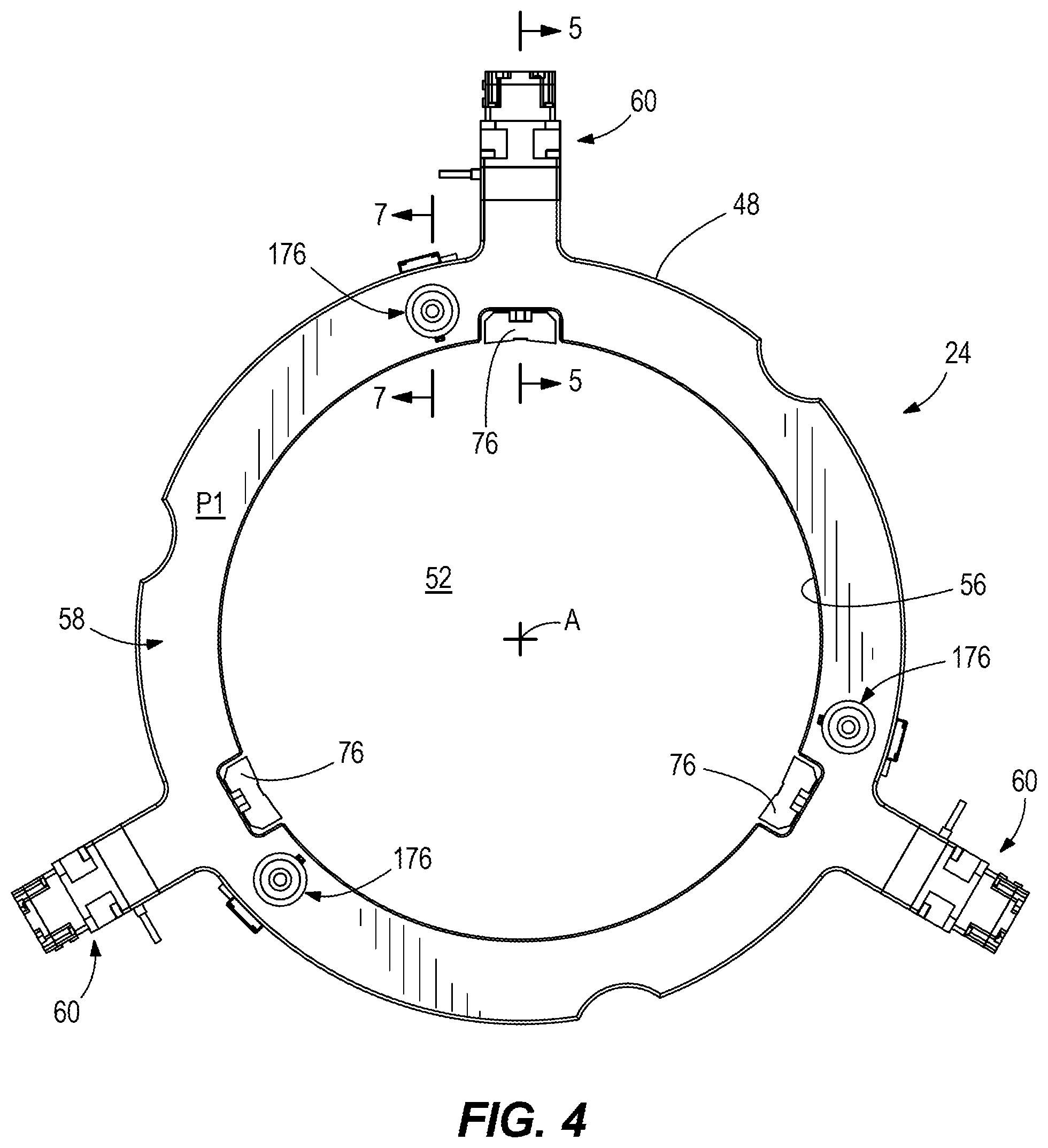 Patent US12496672 Figure 4 – Pipe machining system for positioning pipe machining apparatus in three-dimensional coordinate system
