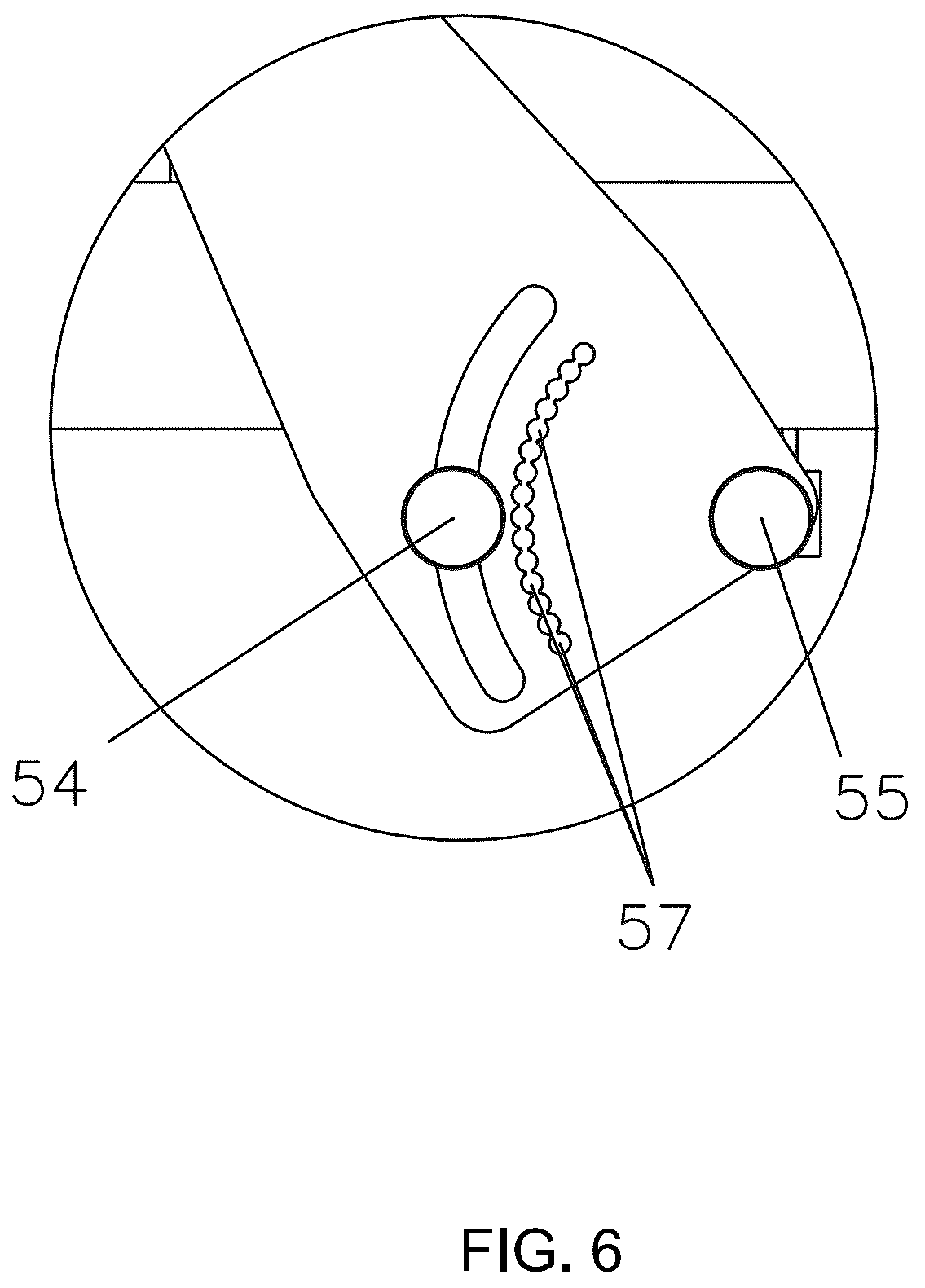 Patent US12496675 Figure 6 – Tool clamping assembly and sharpener