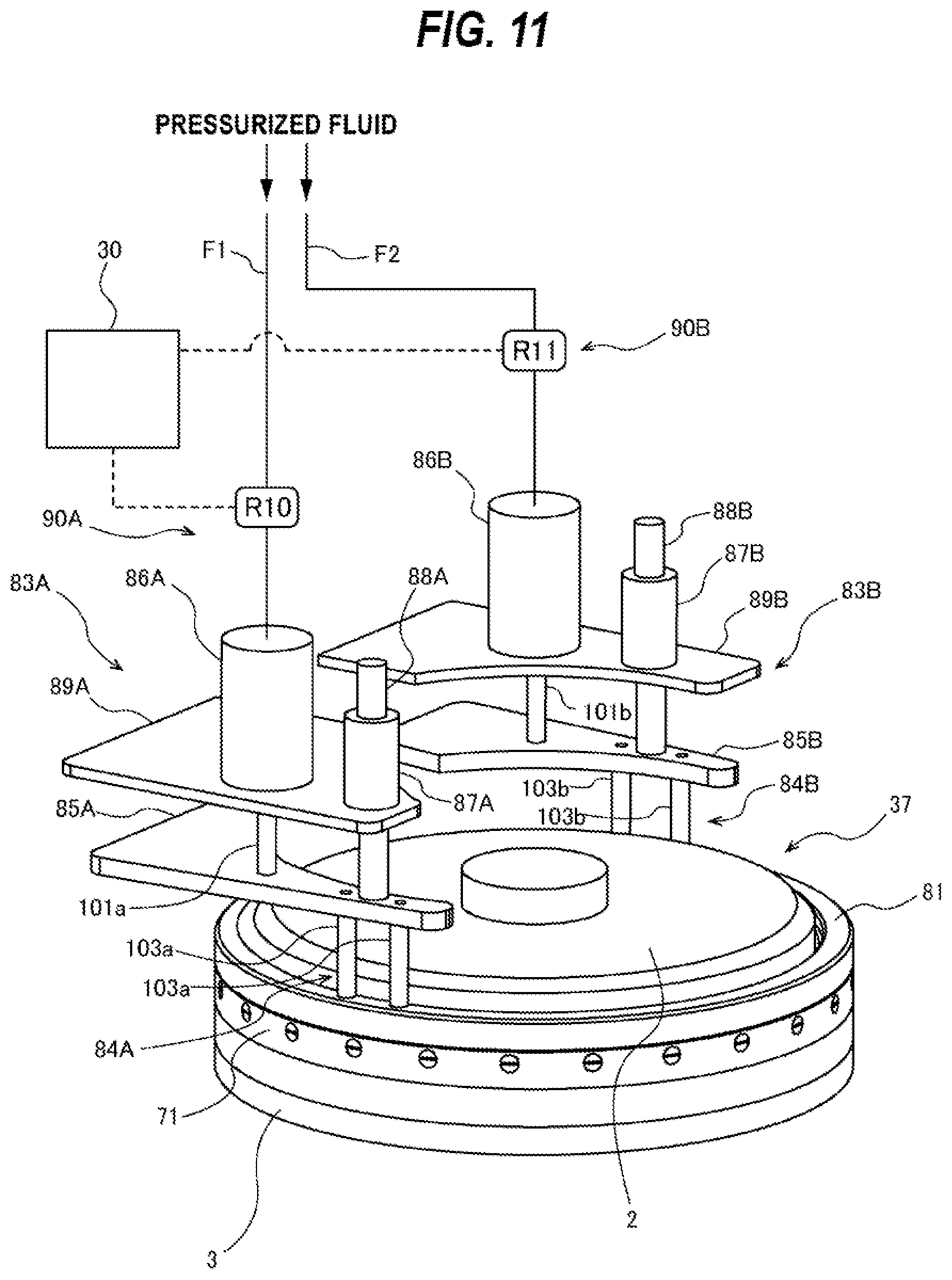 Patent US12496677 Figure 10 – Polishing apparatus and polishing method