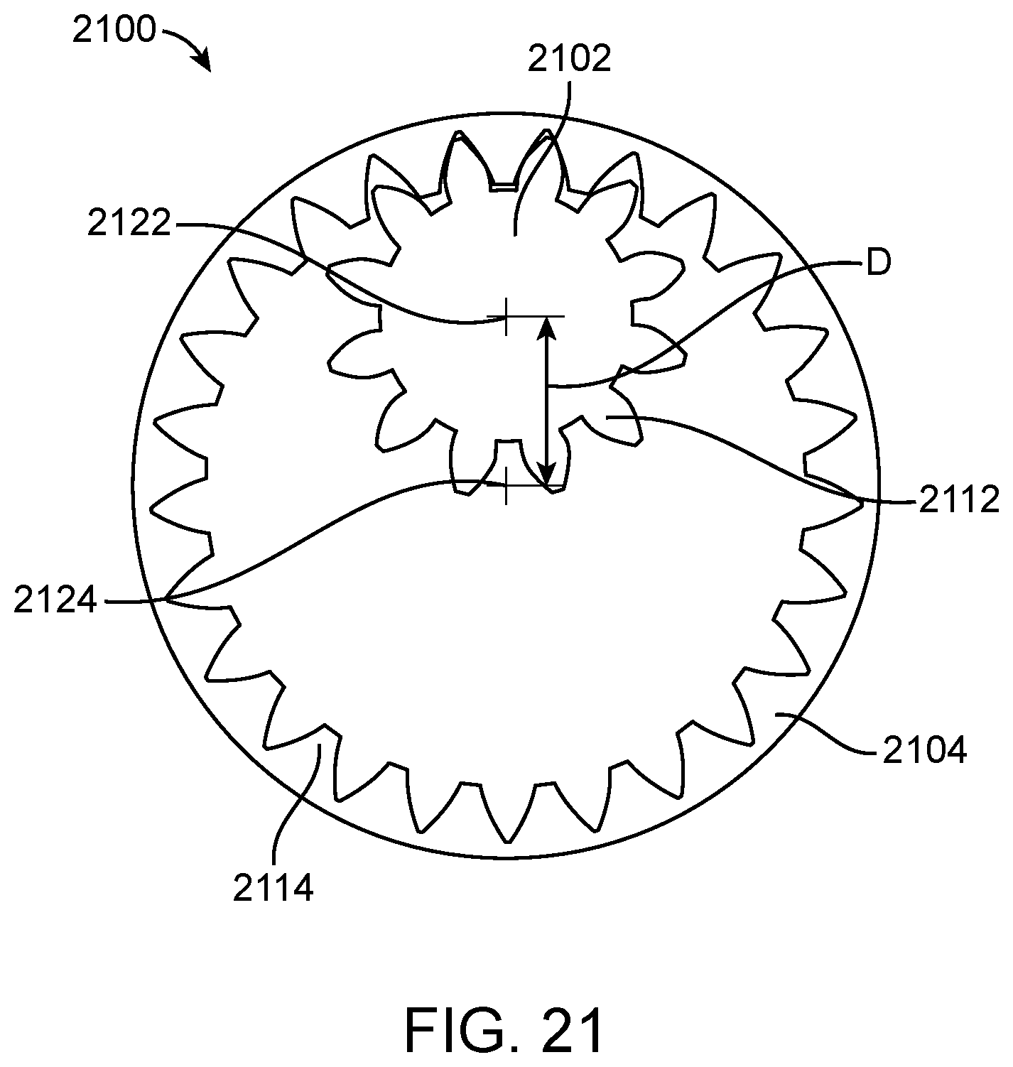 Patent US12496682 Figure 20 – Die grinder with an offset gear transmission