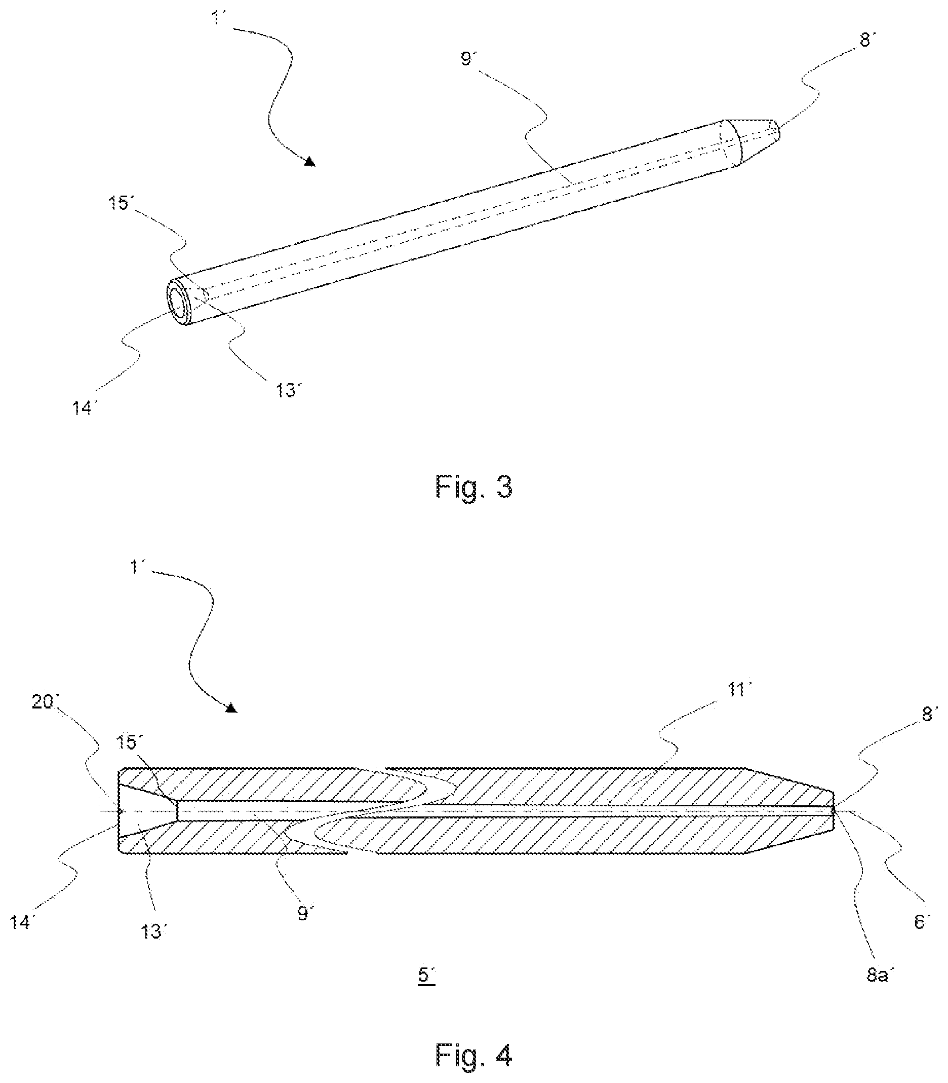 Patent US12496684 Figure 2 – Focusing tube, and use thereof
