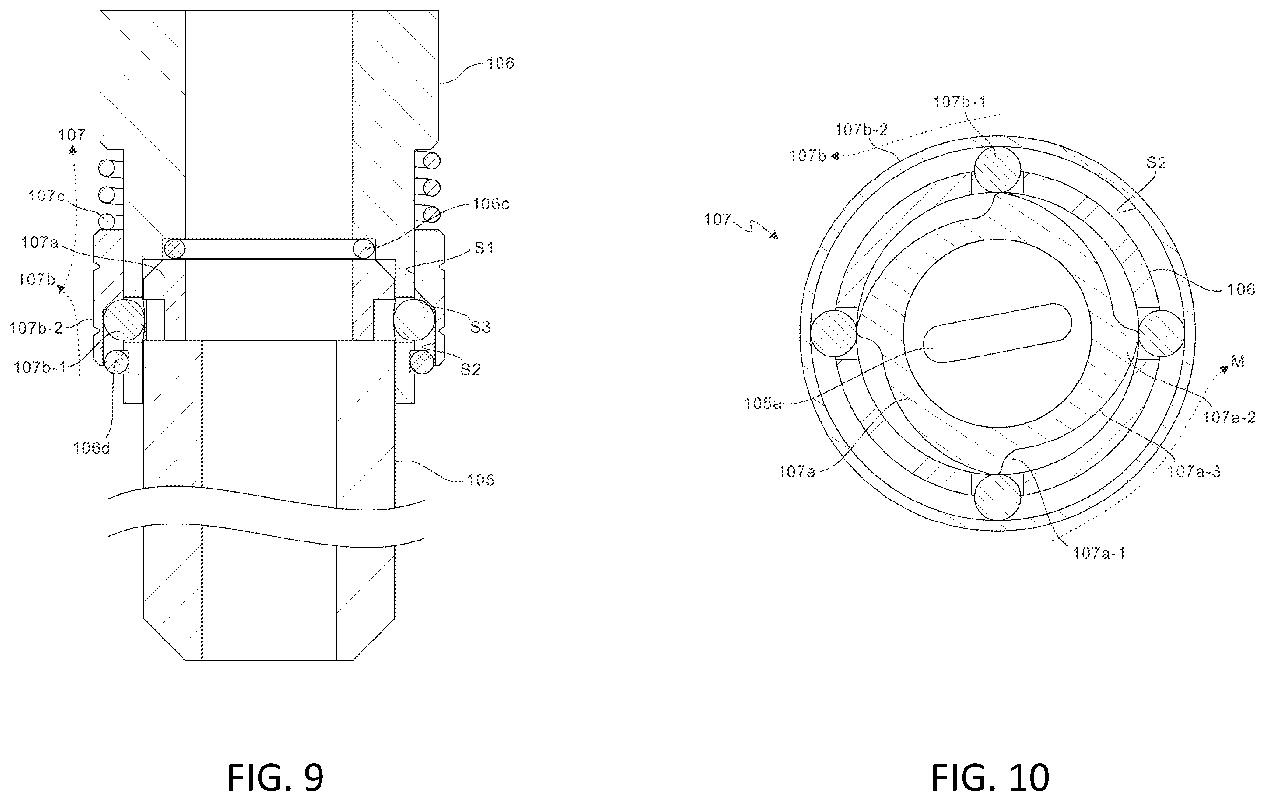Patent US12496685 Figure 5 – Abrasive water jet nozzle for strengthening