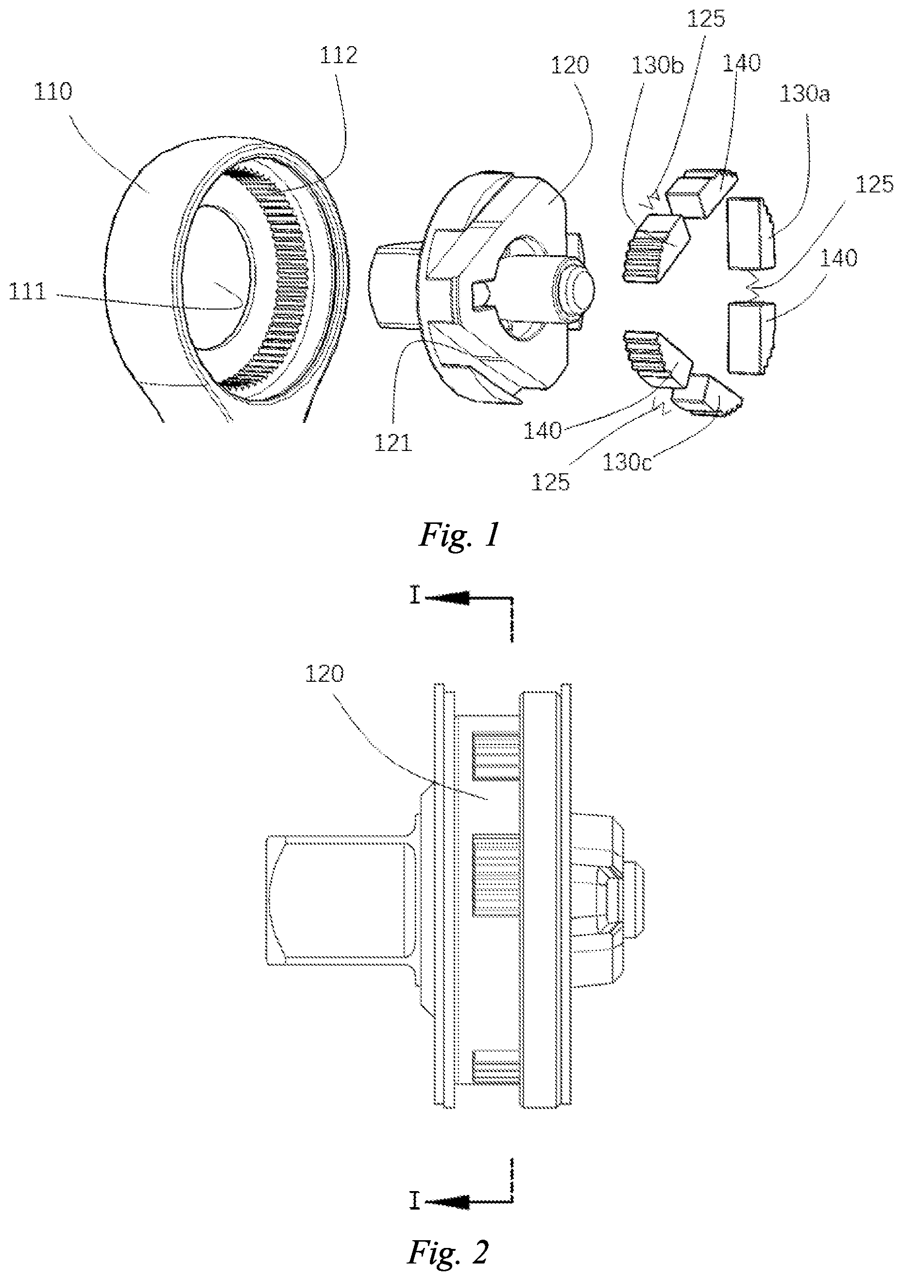 Patent US12496688 Figure 1 – Ratchet mechanism and hand tool