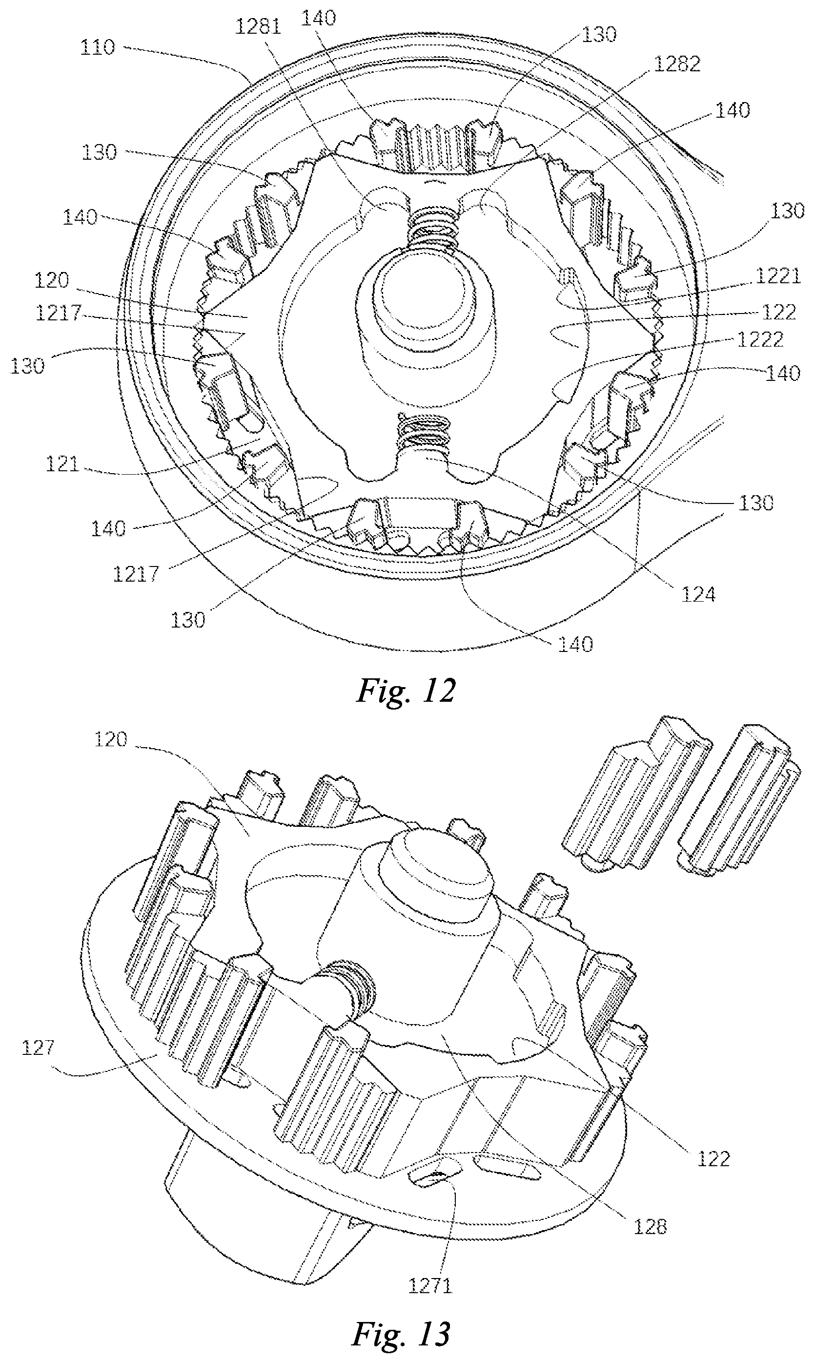Patent US12496688 Figure 8 – Ratchet mechanism and hand tool