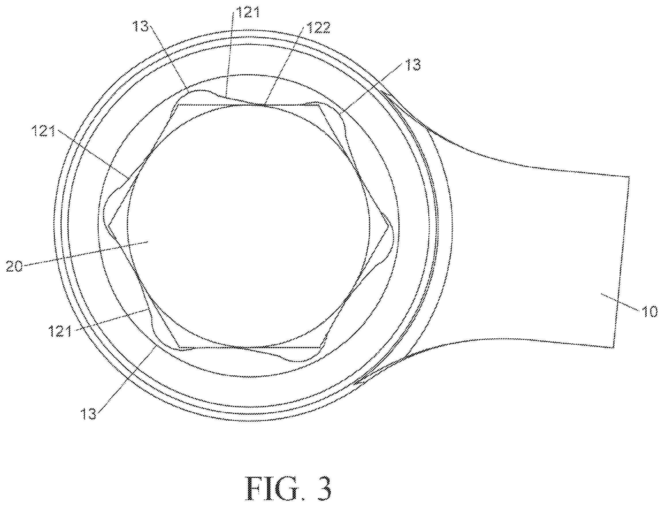 Patent US12496690 Figure 3 – Engaging structure for hand tool