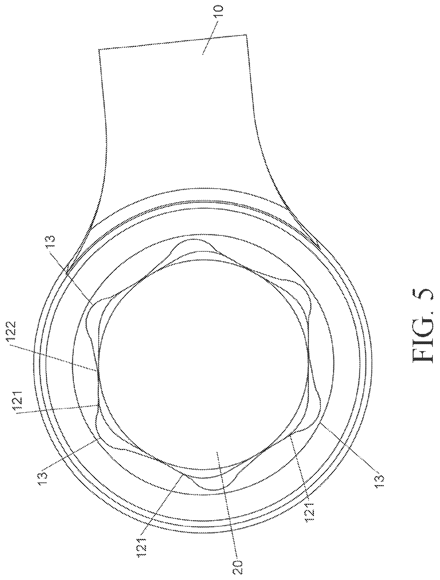 Patent US12496690 Figure 5 – Engaging structure for hand tool