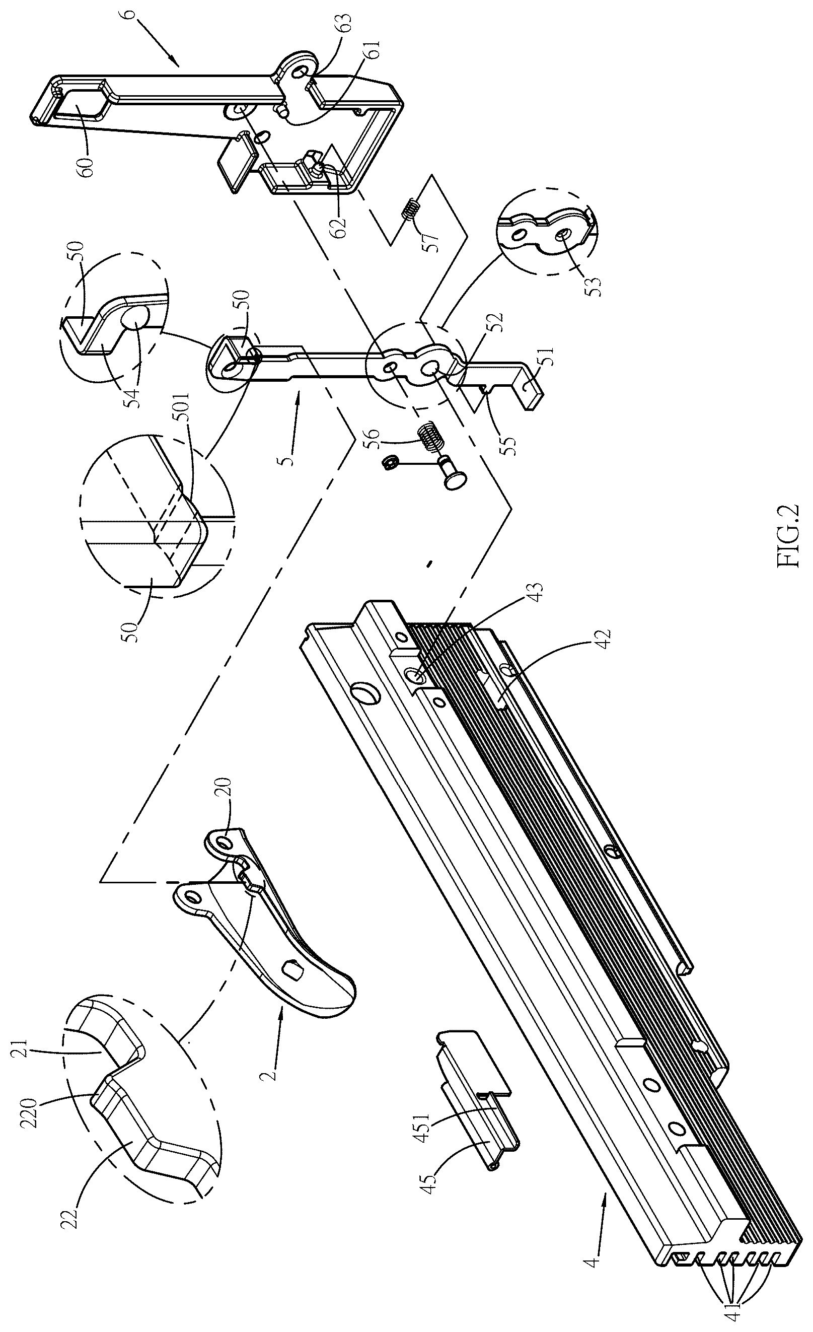 Patent US12496692 Figure 2 – Nail gun firing structure