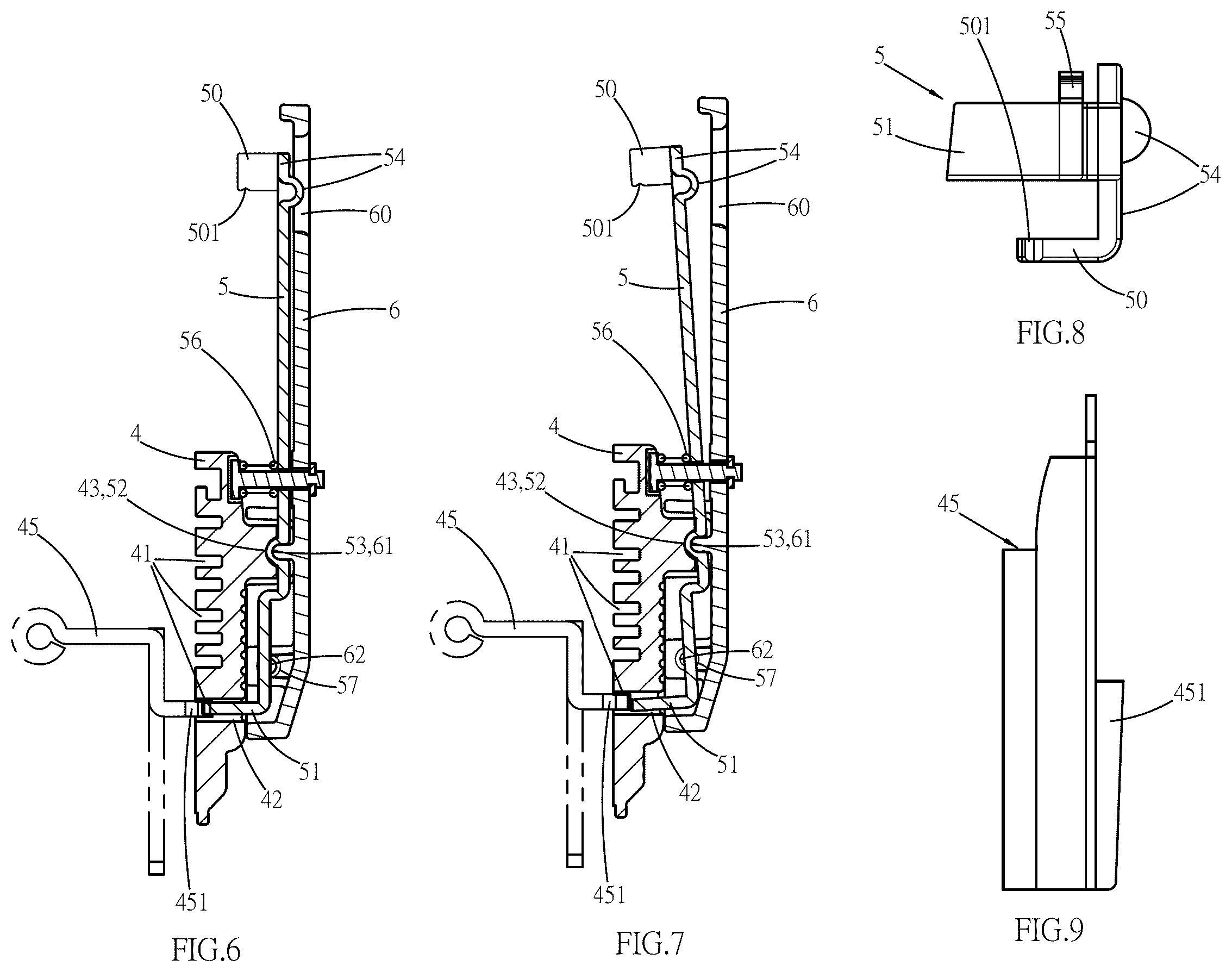 Patent US12496692 Figure 6 – Nail gun firing structure