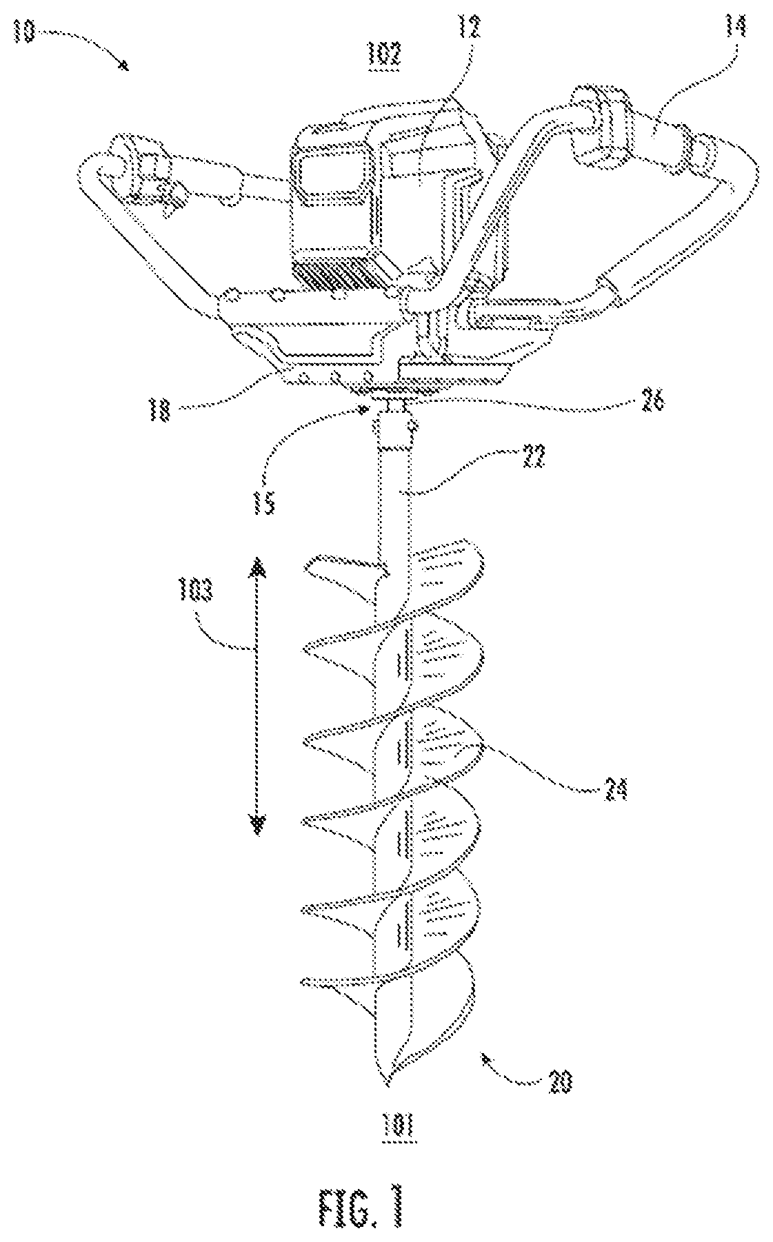 Patent US12496696 Figure 1 – Tool assembly and attachment apparatus for tool head