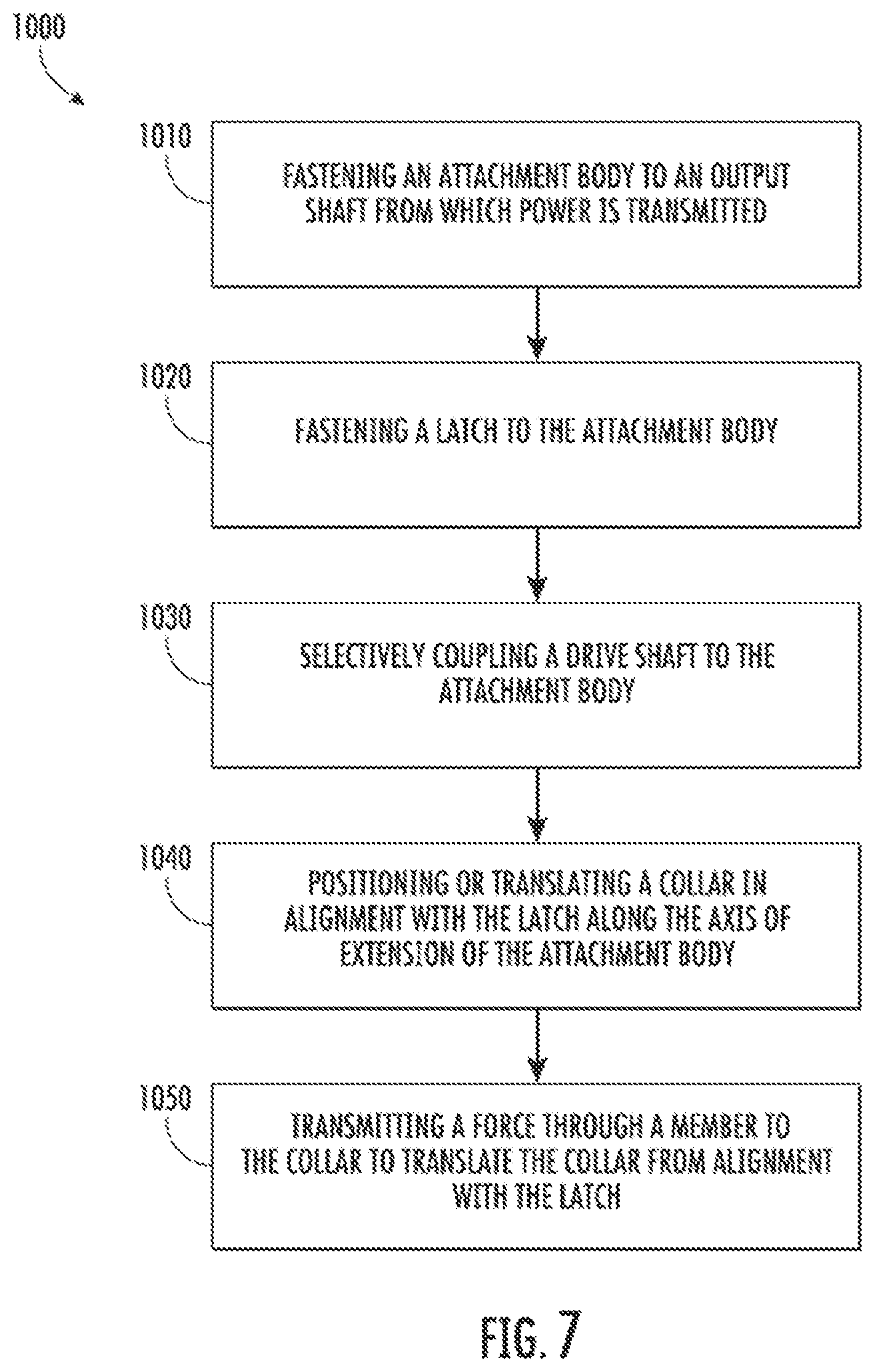 Patent US12496696 Figure 7 – Tool assembly and attachment apparatus for tool head