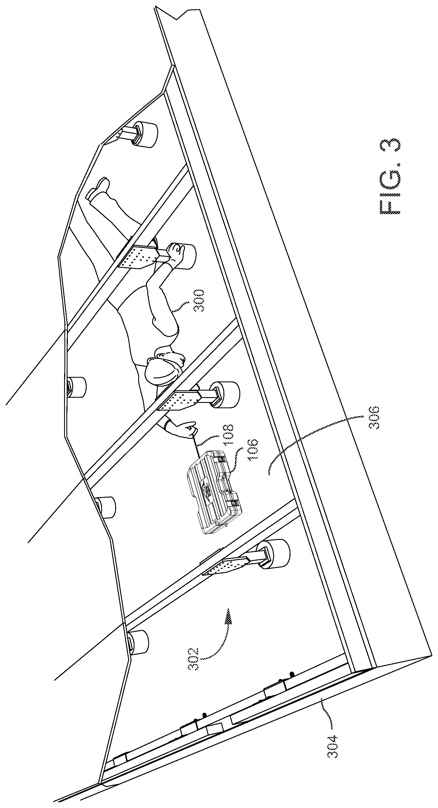 Patent US12496702 Figure 2 – Sled systems for cutting stored materials and for storing elongated and flexible supplies