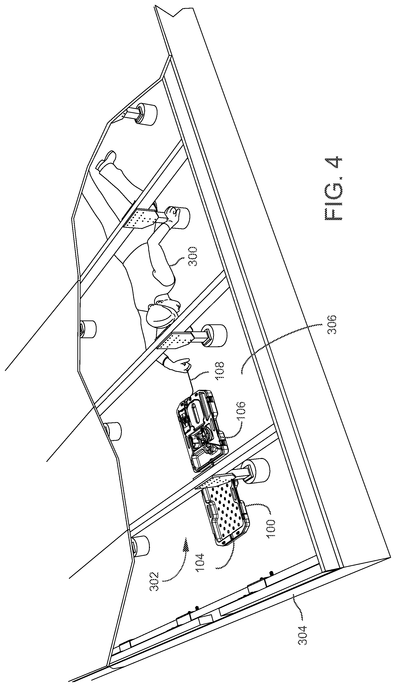 Patent US12496702 Figure 3 – Sled systems for cutting stored materials and for storing elongated and flexible supplies