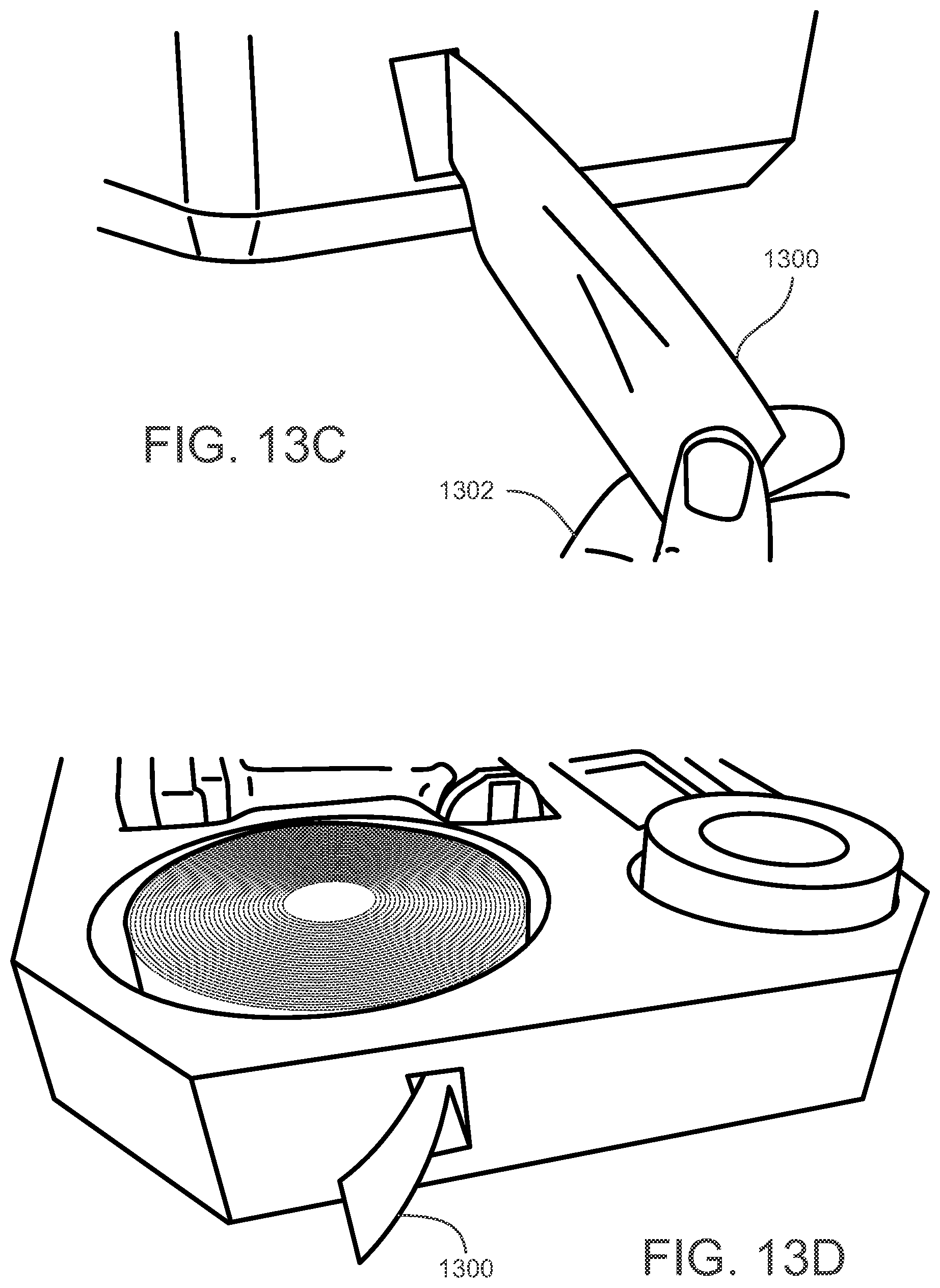 Patent US12496702 Figure 13 – Sled systems for cutting stored materials and for storing elongated and flexible supplies