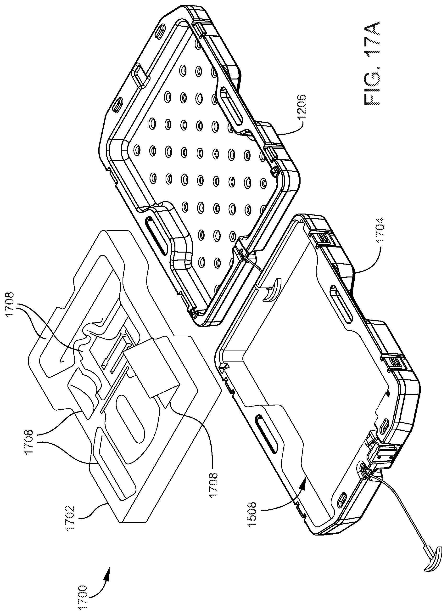 Patent US12496702 Figure 19 – Sled systems for cutting stored materials and for storing elongated and flexible supplies