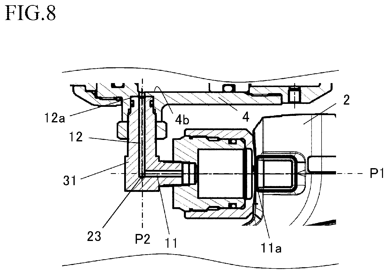 Patent US12496703 Figure 8 – Electric tool