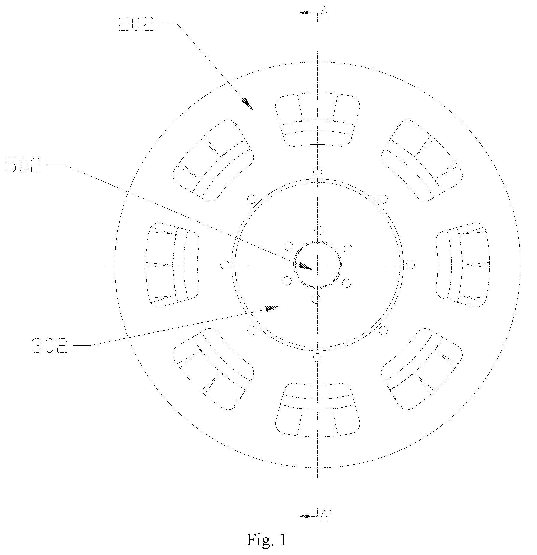 Patent US12496707 Figure 1 – Motor with two degrees of freedom and robot