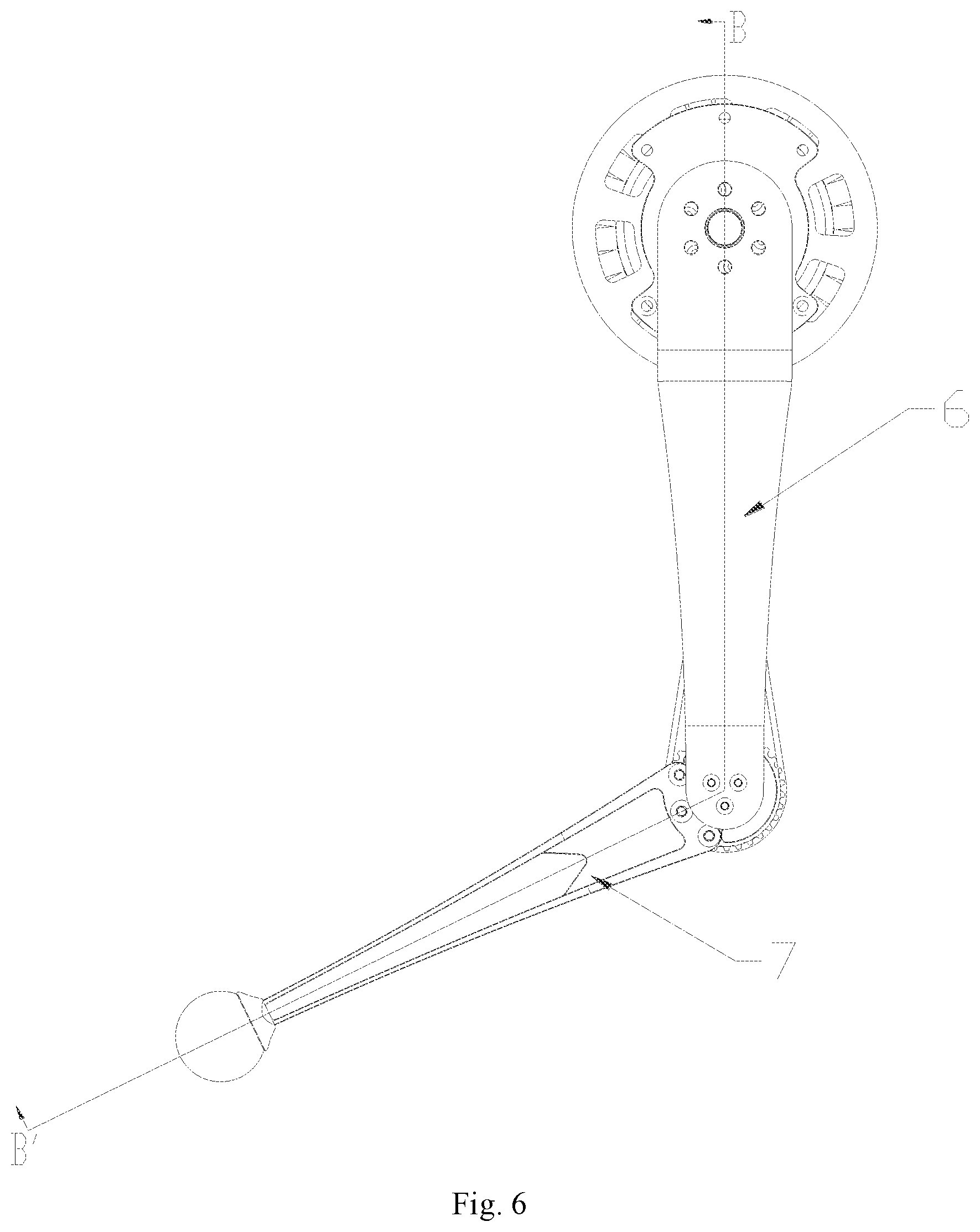 Patent US12496707 Figure 6 – Motor with two degrees of freedom and robot