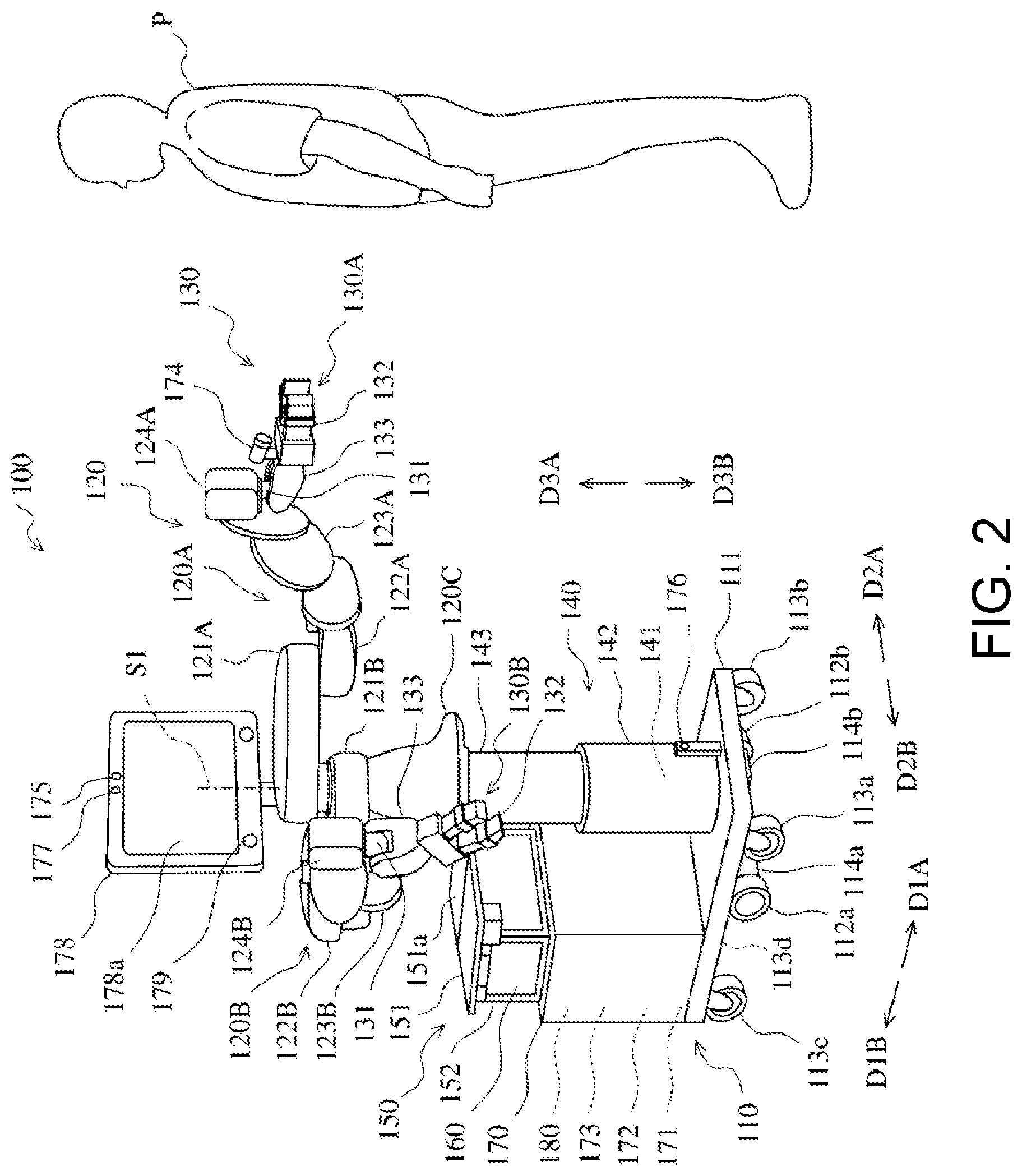 Patent US12496708 Figure 2 – Robot