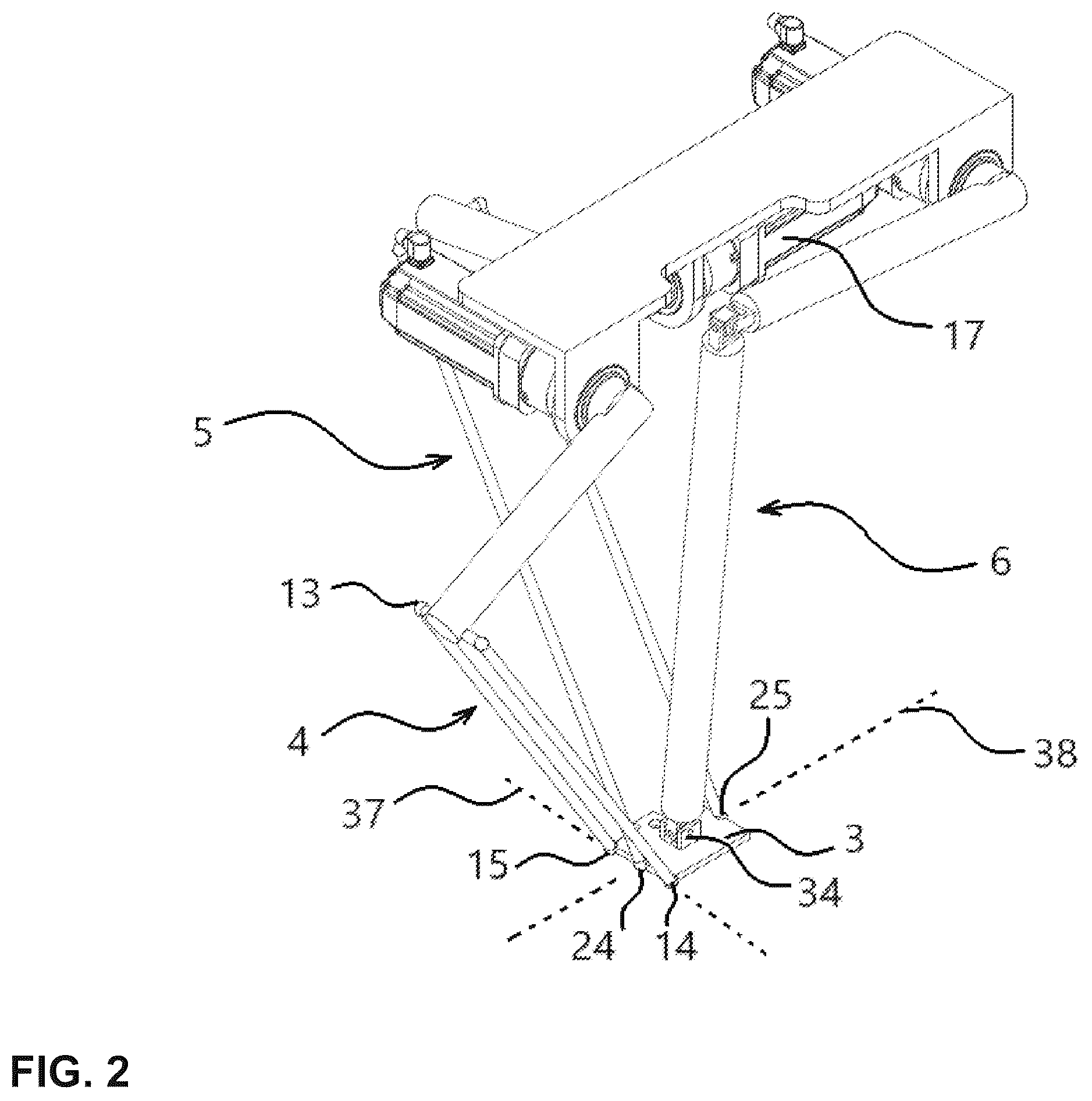 Patent US12496709 Figure 2 – Industrial robot
