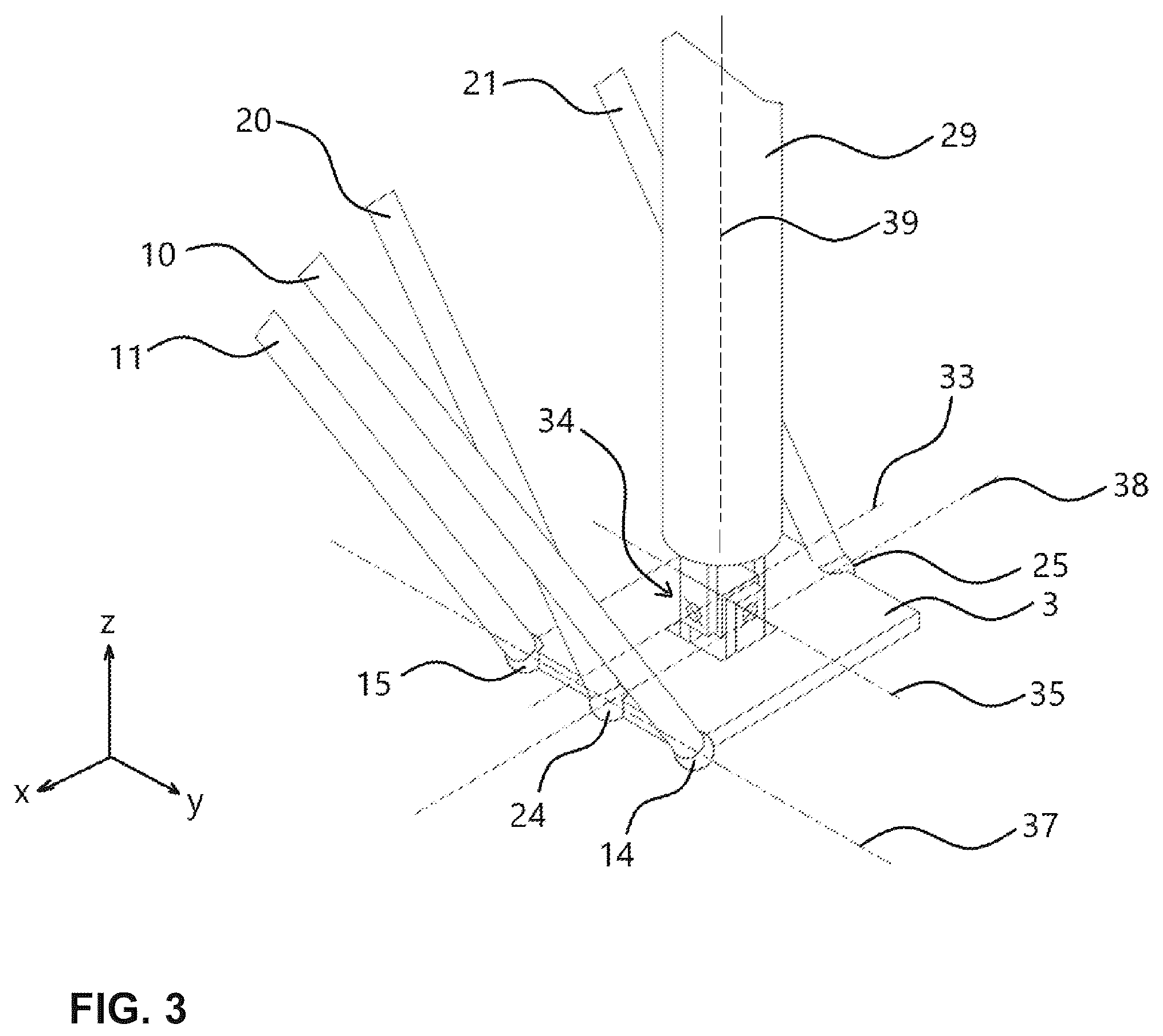 Patent US12496709 Figure 3 – Industrial robot