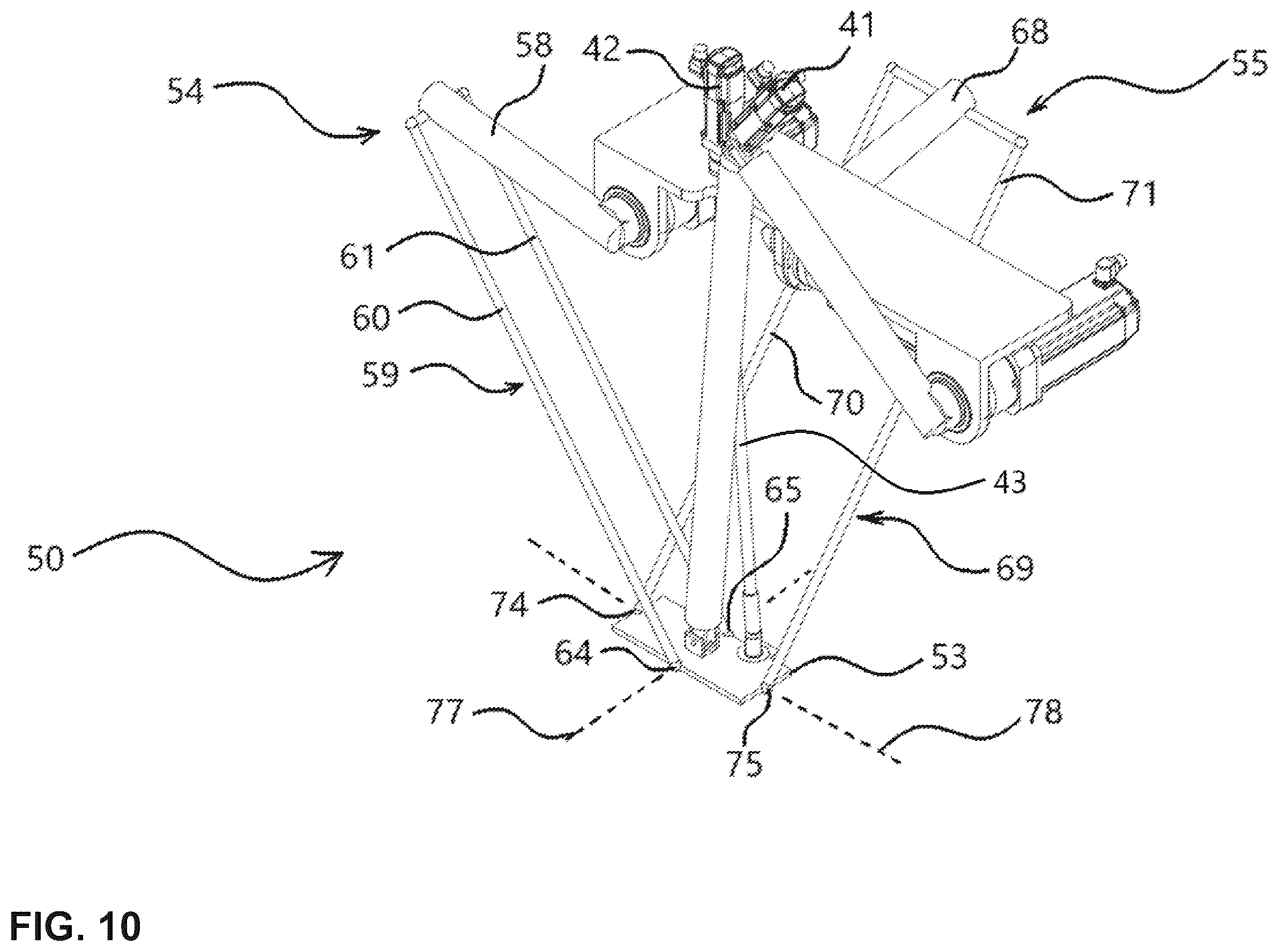 Patent US12496709 Figure 10 – Industrial robot