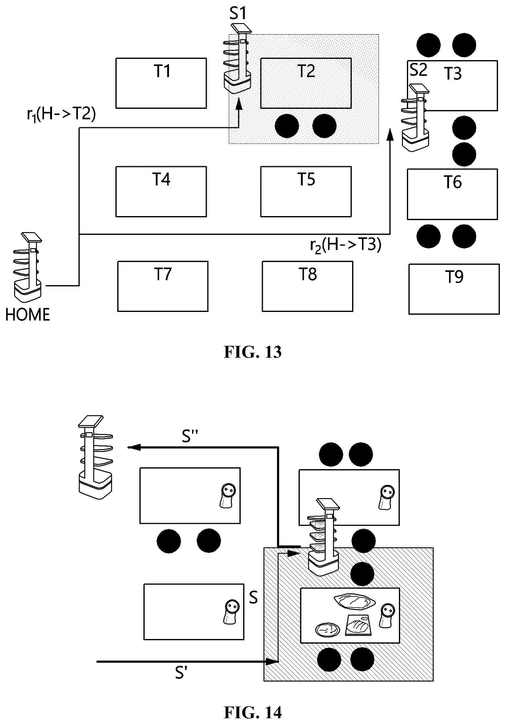 Patent US12496716 Figure 9 – Method and apparatus for controlling serving robot based on information from table