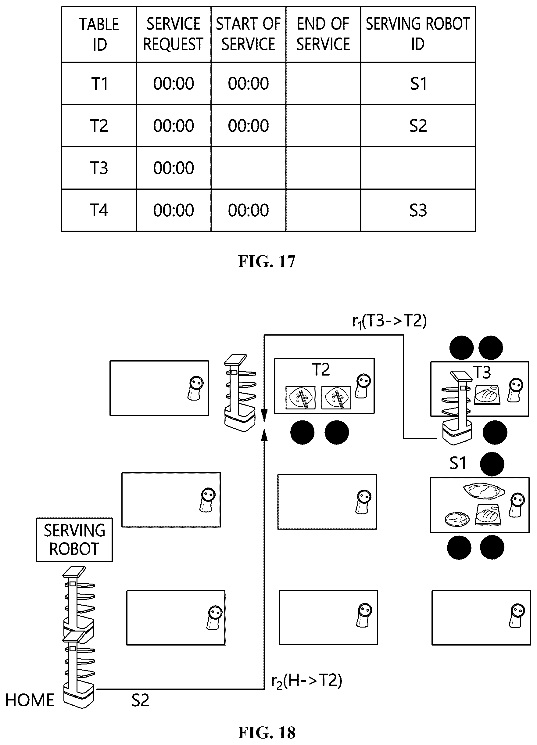 Patent US12496716 Figure 11 – Method and apparatus for controlling serving robot based on information from table