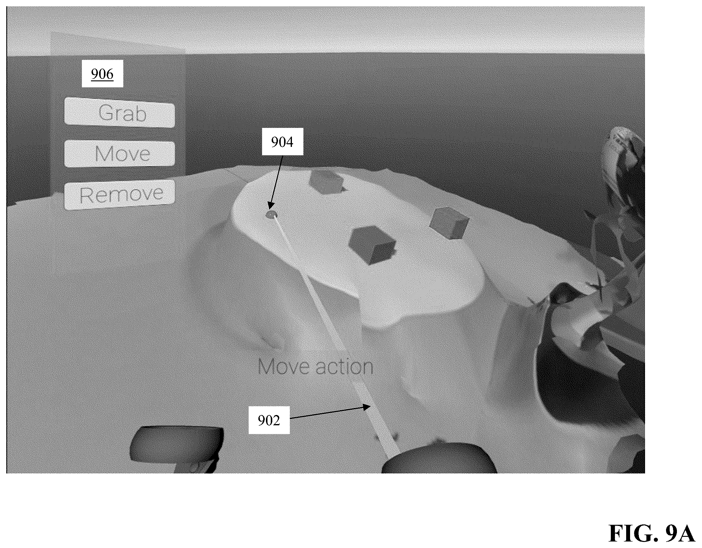 Patent US12496721 Figure 9 – Virtual presence for telerobotics in a dynamic scene