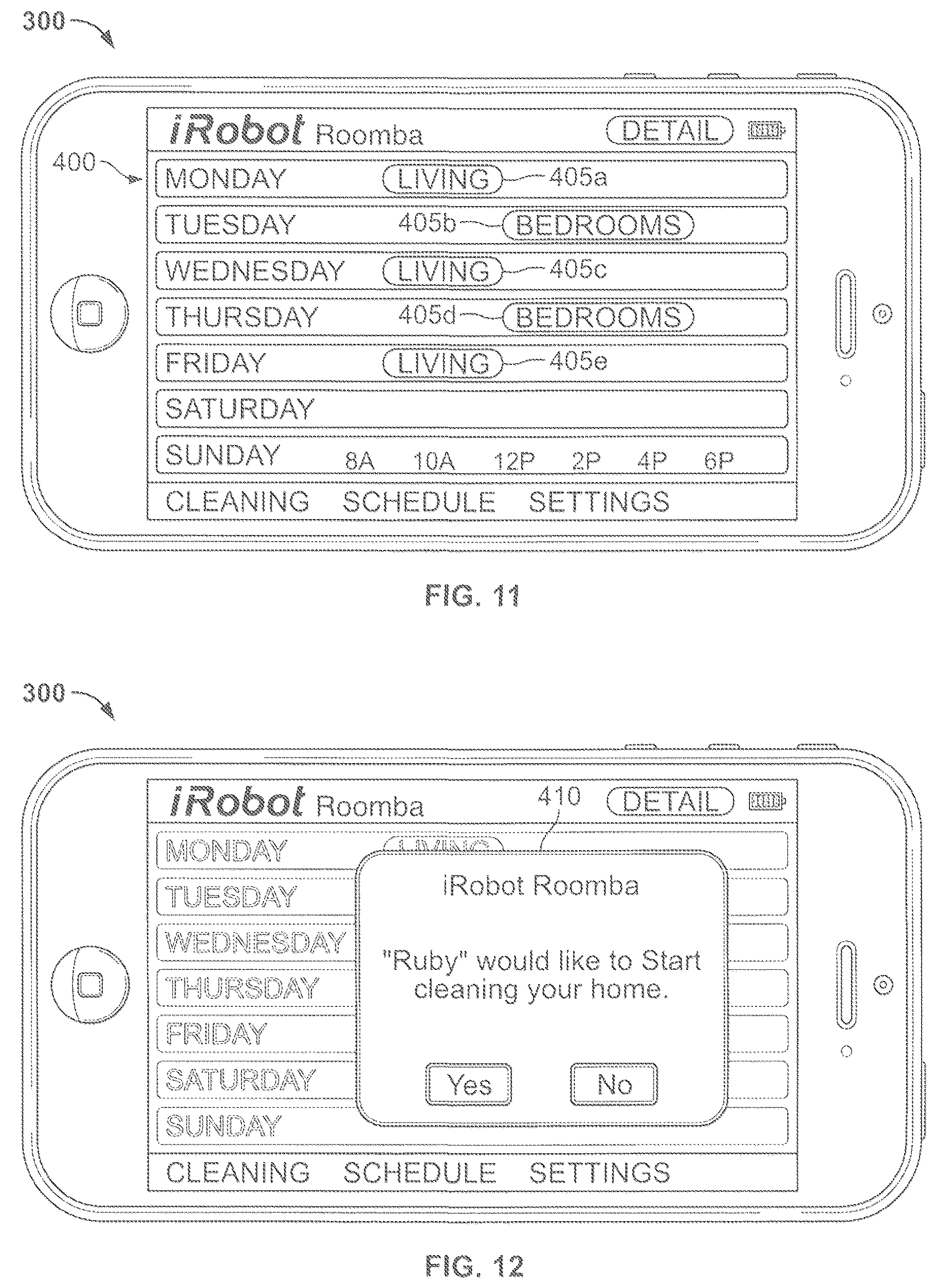 Patent US12496727 Figure 8 – Mobile robot providing environmental mapping for household environmental control