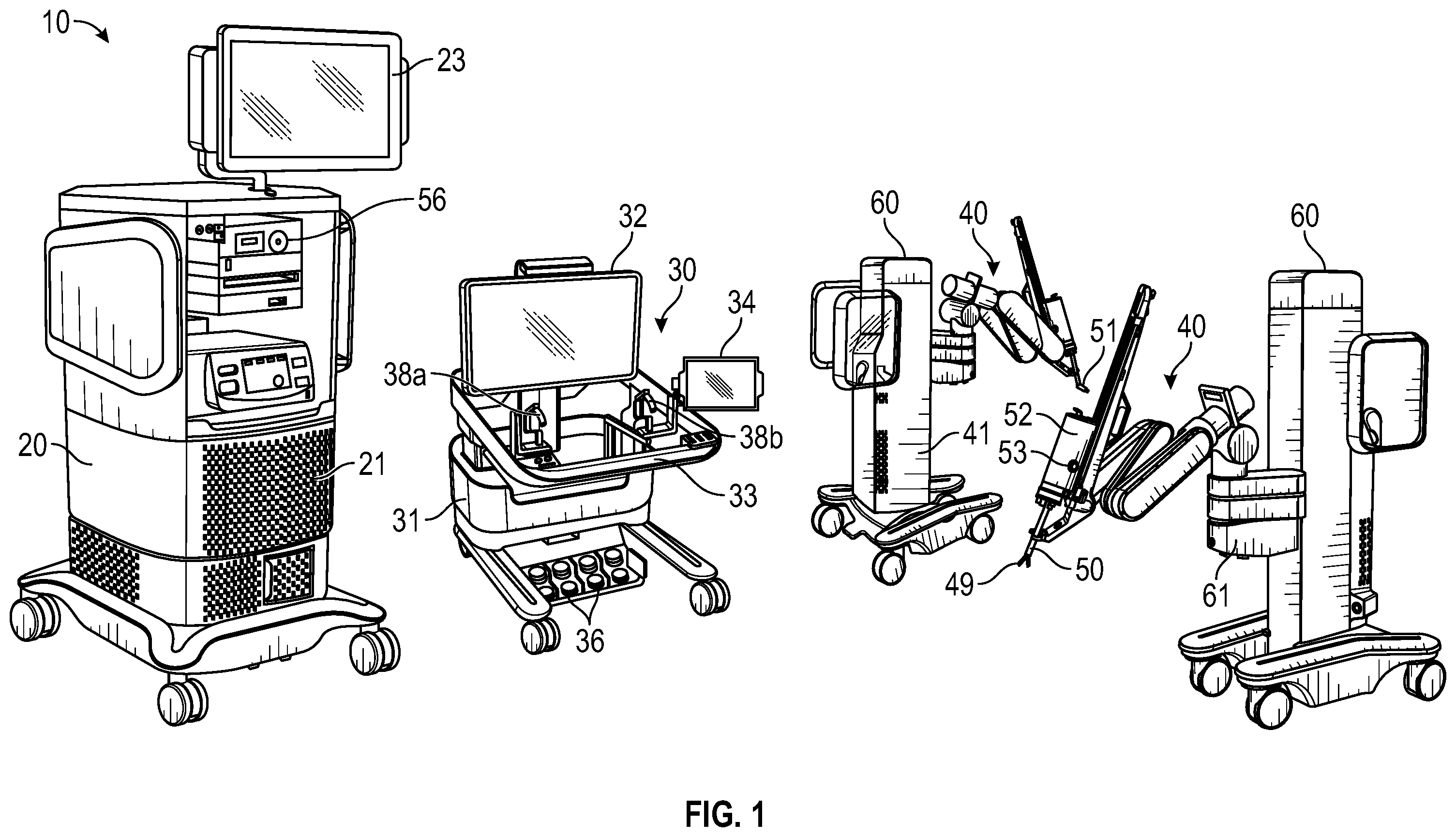 Patent US12496728 Figure 1 – Surgical robotic system and method for restoring operational state