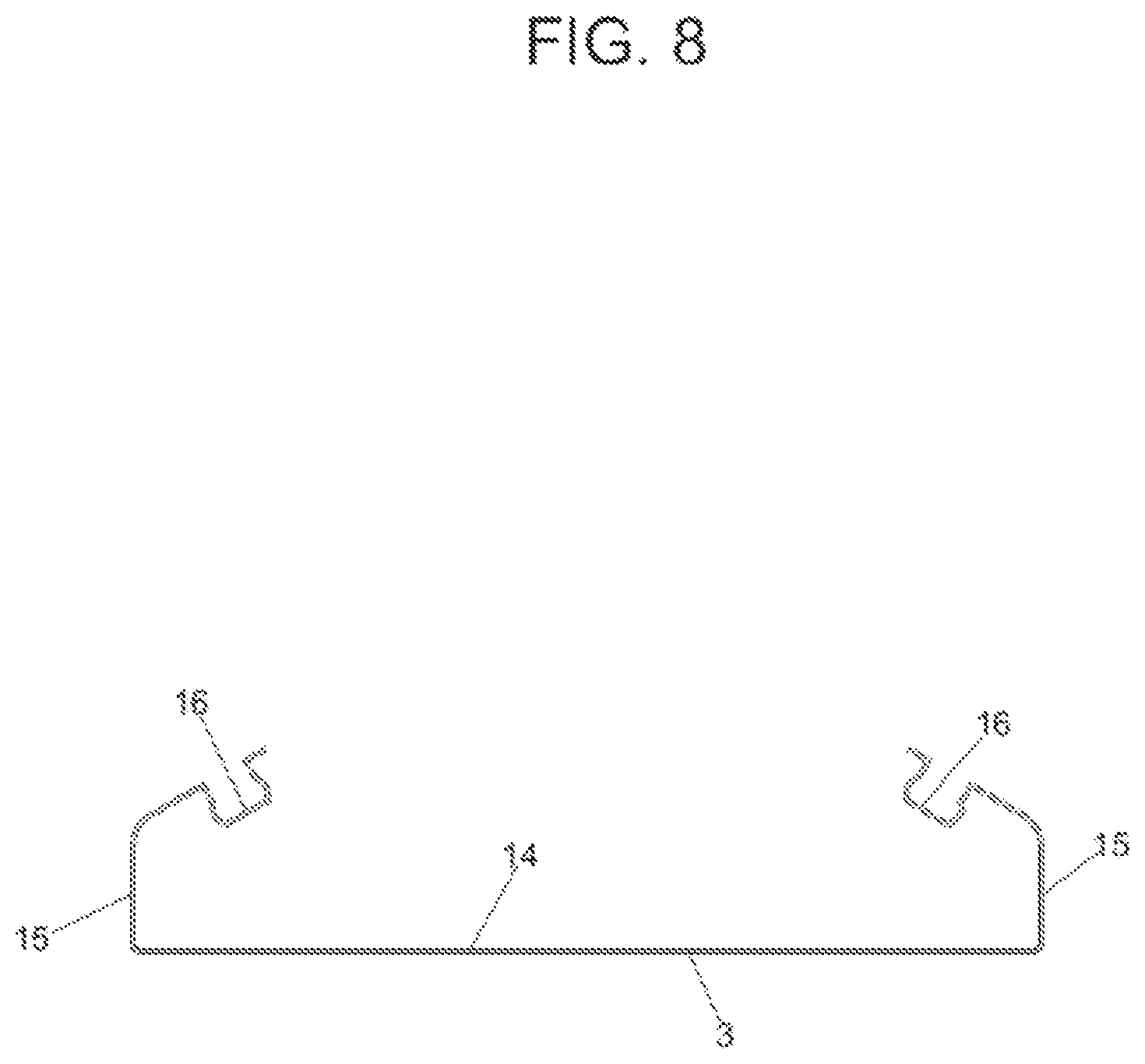 Patent US12496729 Figure 8 – Device for handling products in individual or grouped containers based on movement by elastic pressure in the top of the containers