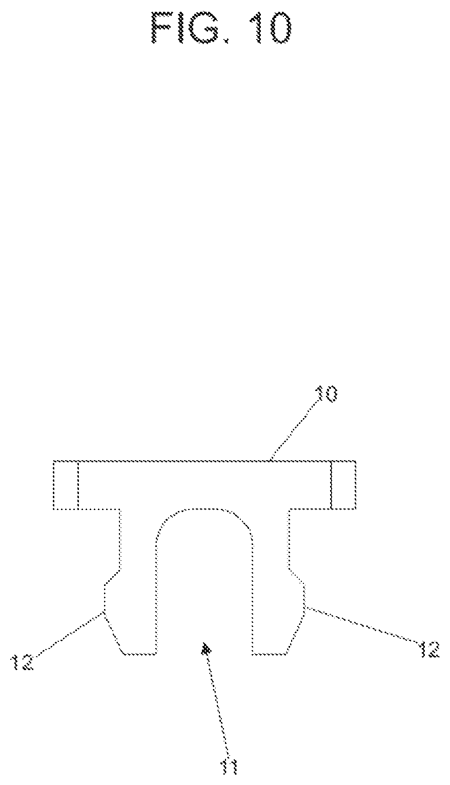 Patent US12496729 Figure 10 – Device for handling products in individual or grouped containers based on movement by elastic pressure in the top of the containers