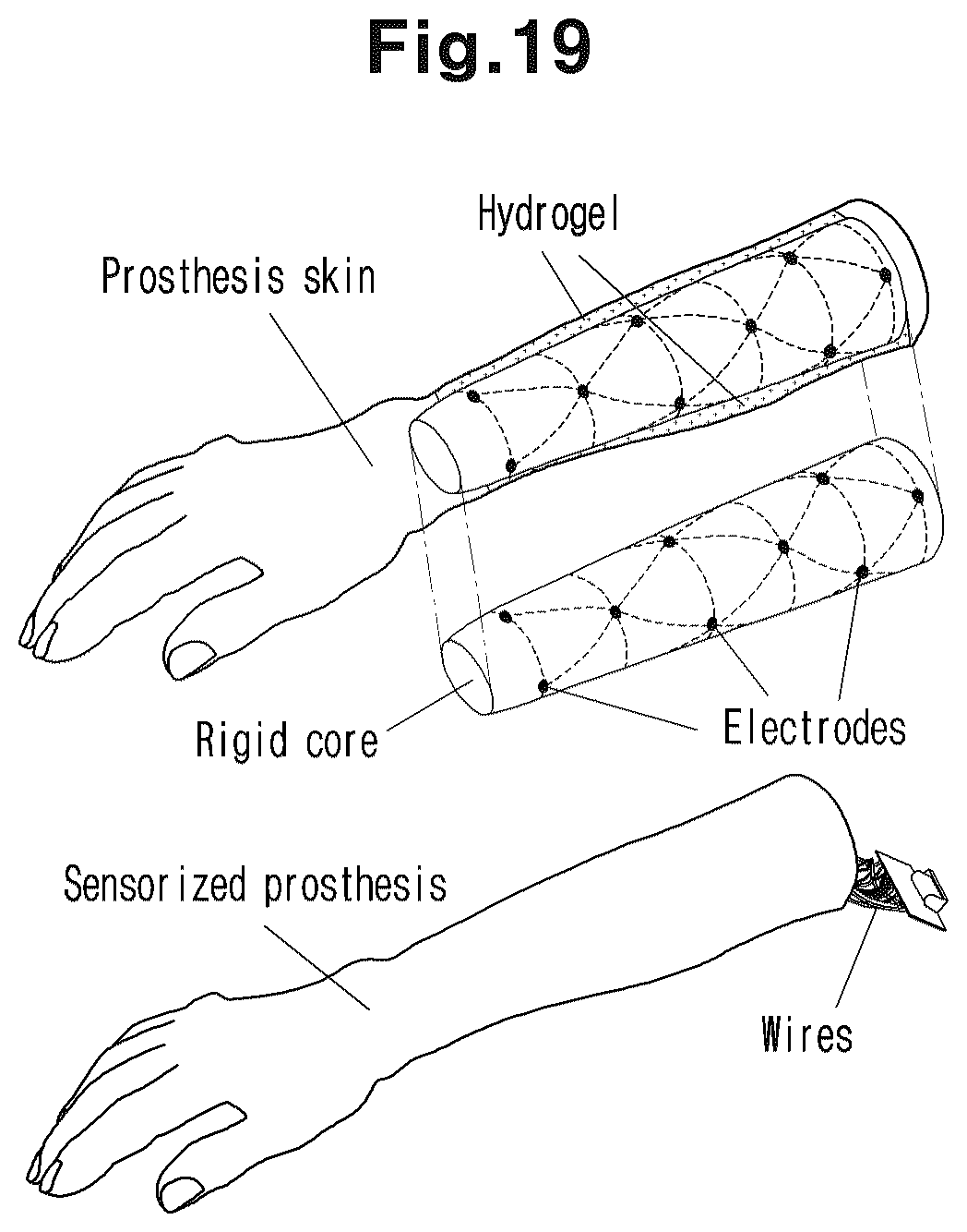 Patent US12496730 Figure 13 – Biomimetic tactile sensor, robotic skin comprising the same and preparation method therefor
