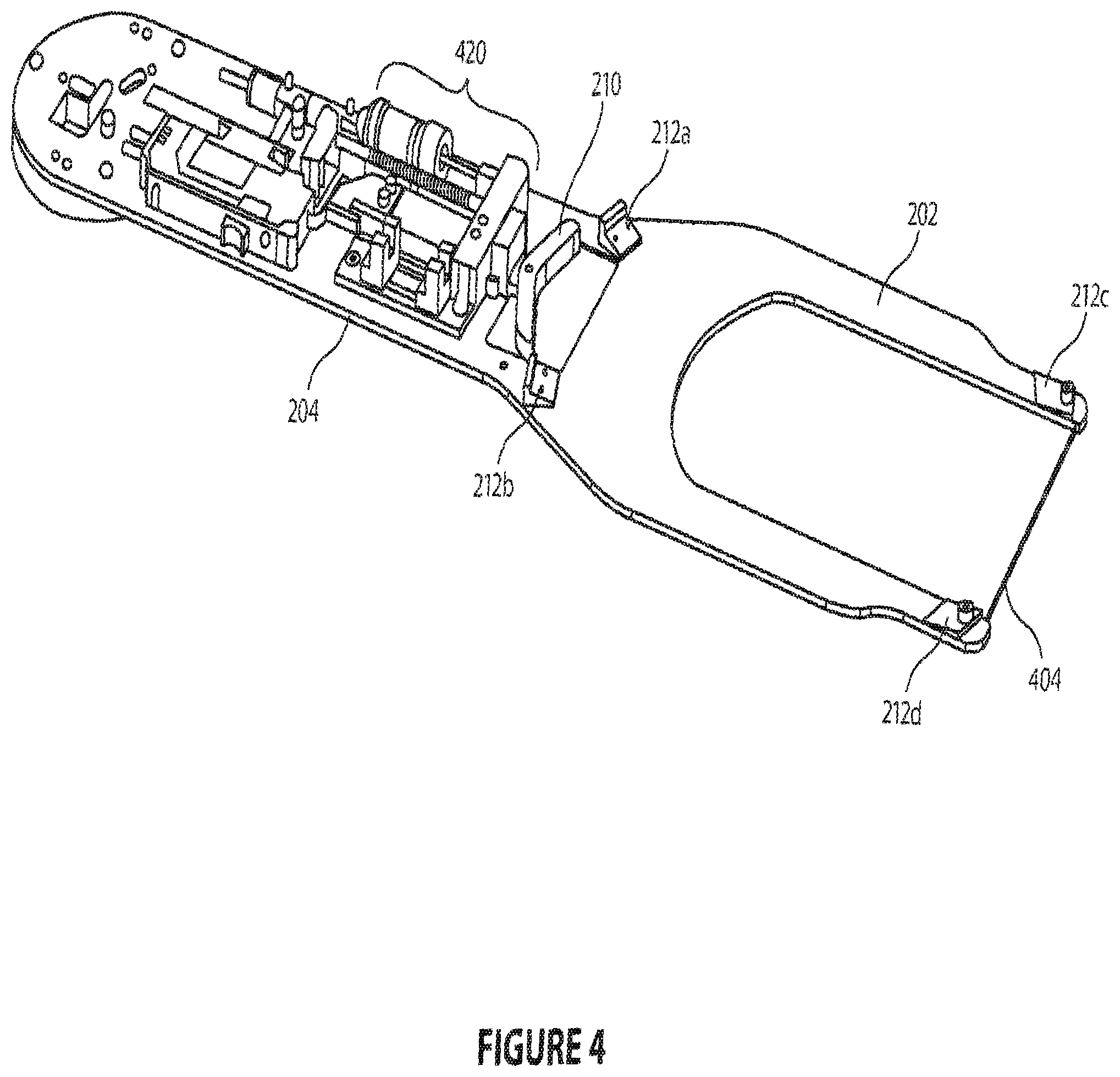 Patent US12496733 Figure 4 – Apparatus, system and method for providing an end effector