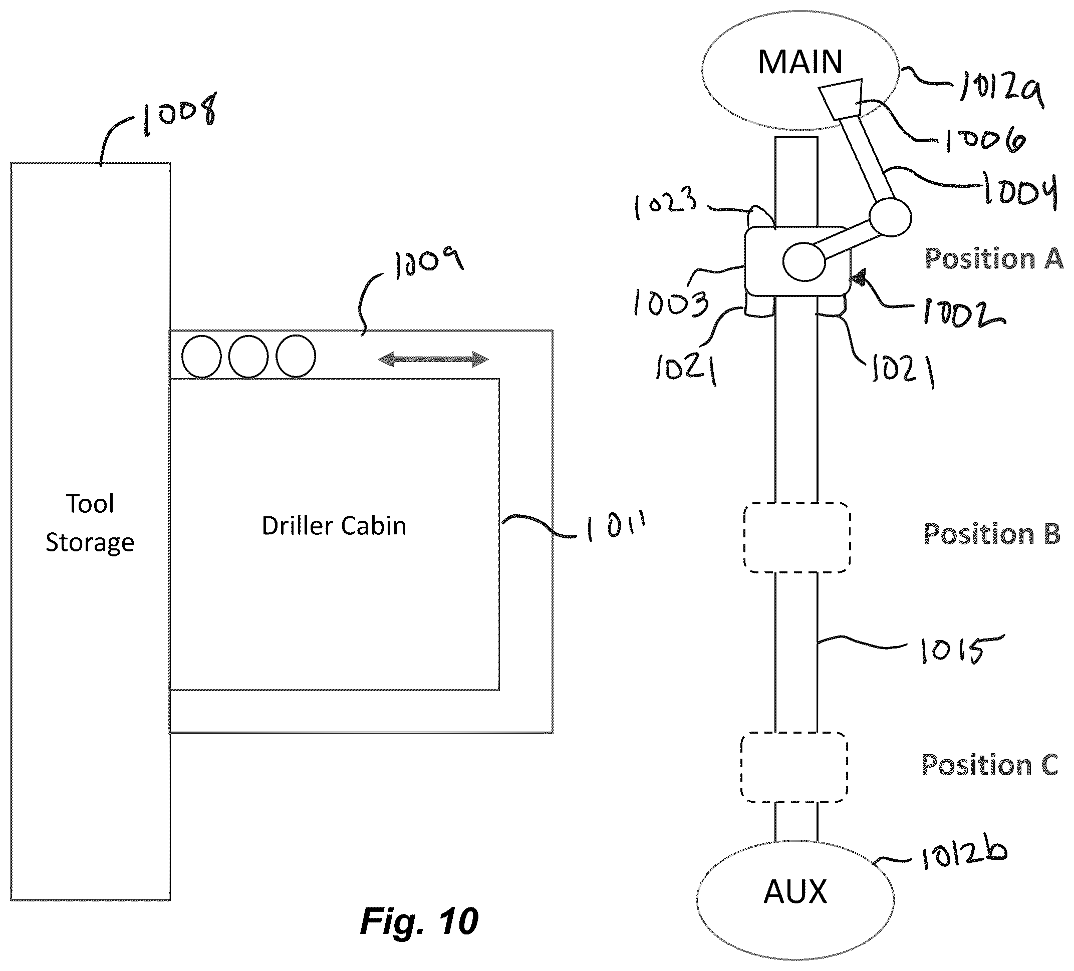Patent US12496734 Figure 16 – Drill floor grafter robot